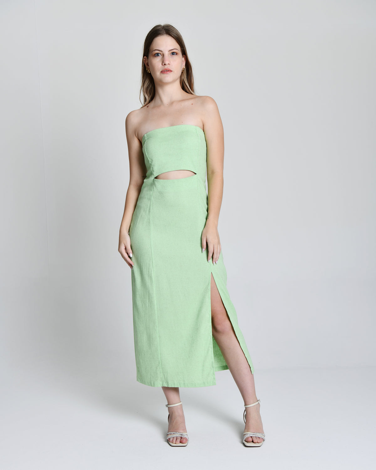 Vestido Midi Linho 6000967