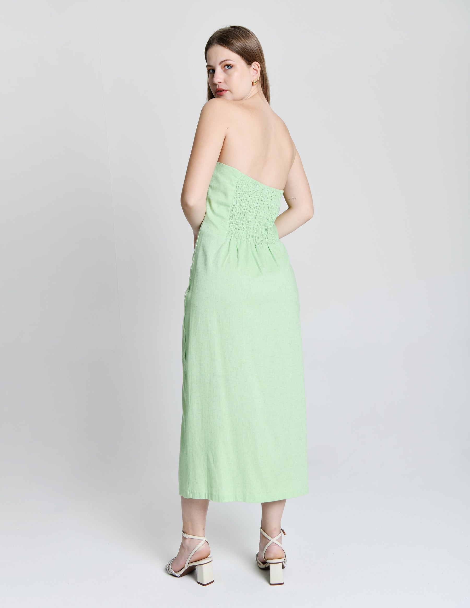 Vestido Midi Linho 6000967