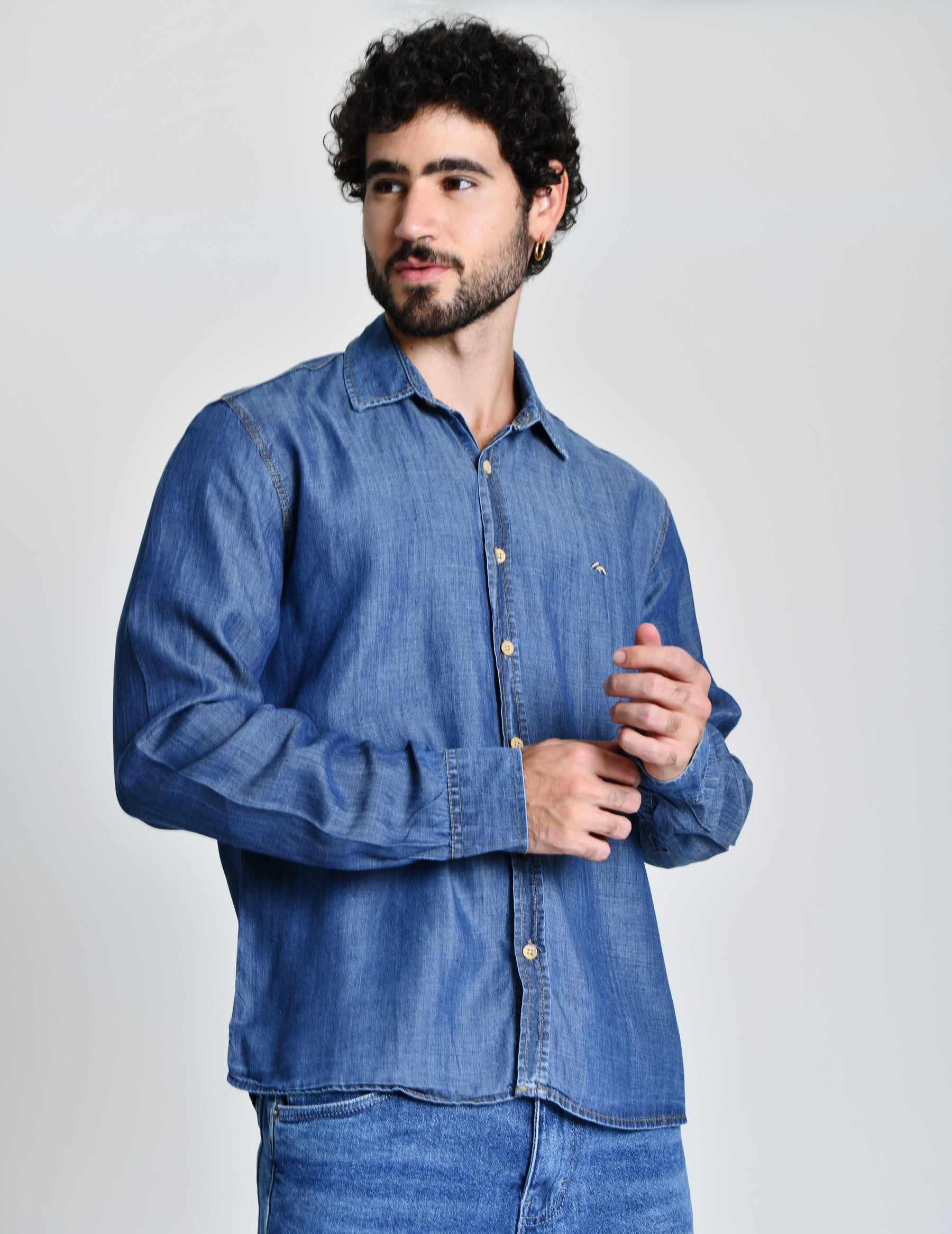 Camisa Masculina Jeans 24103