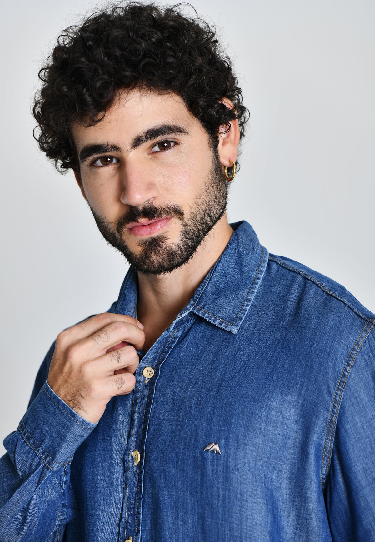 Camisa Masculina Jeans 24103