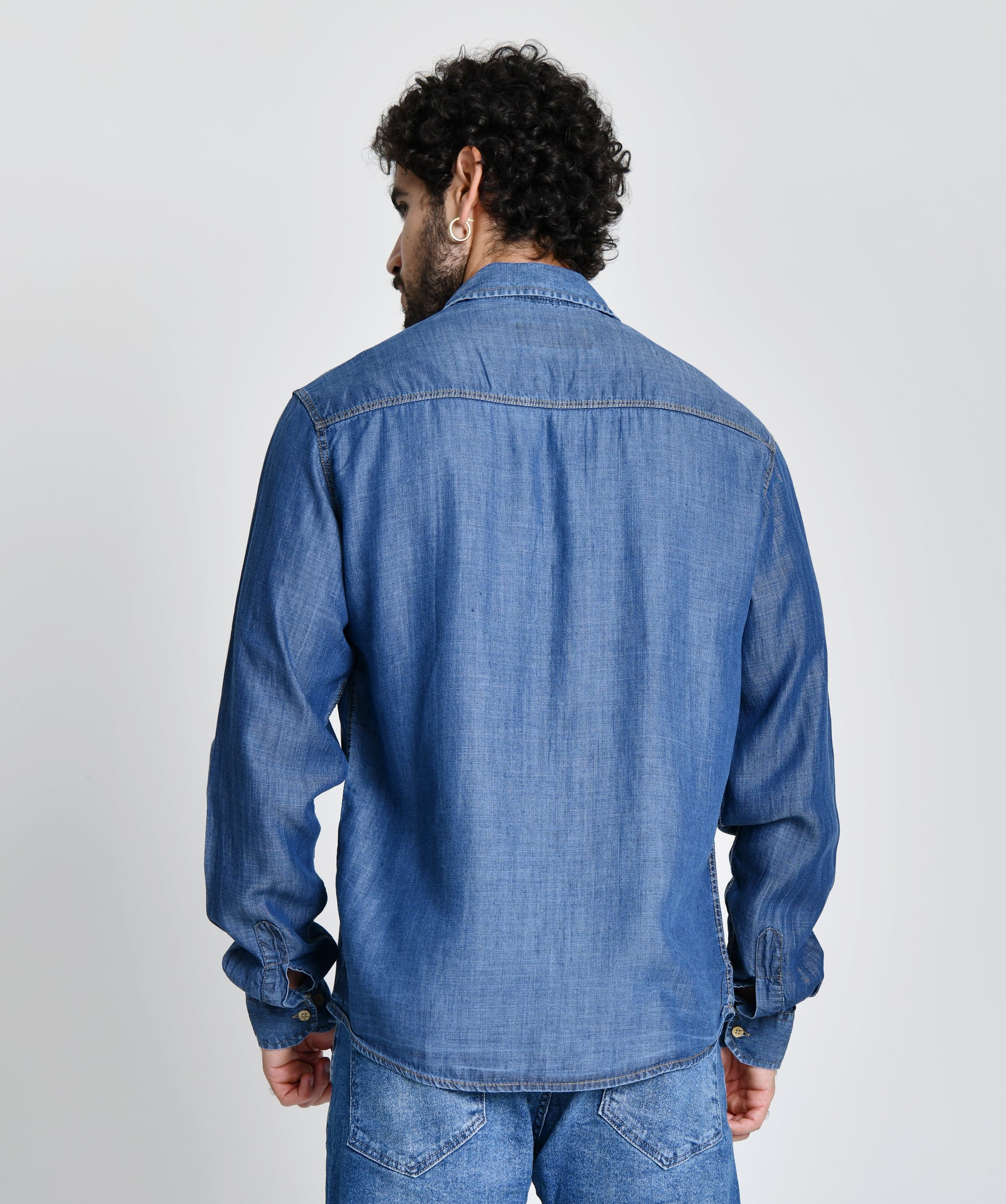 Camisa Masculina Jeans 24103