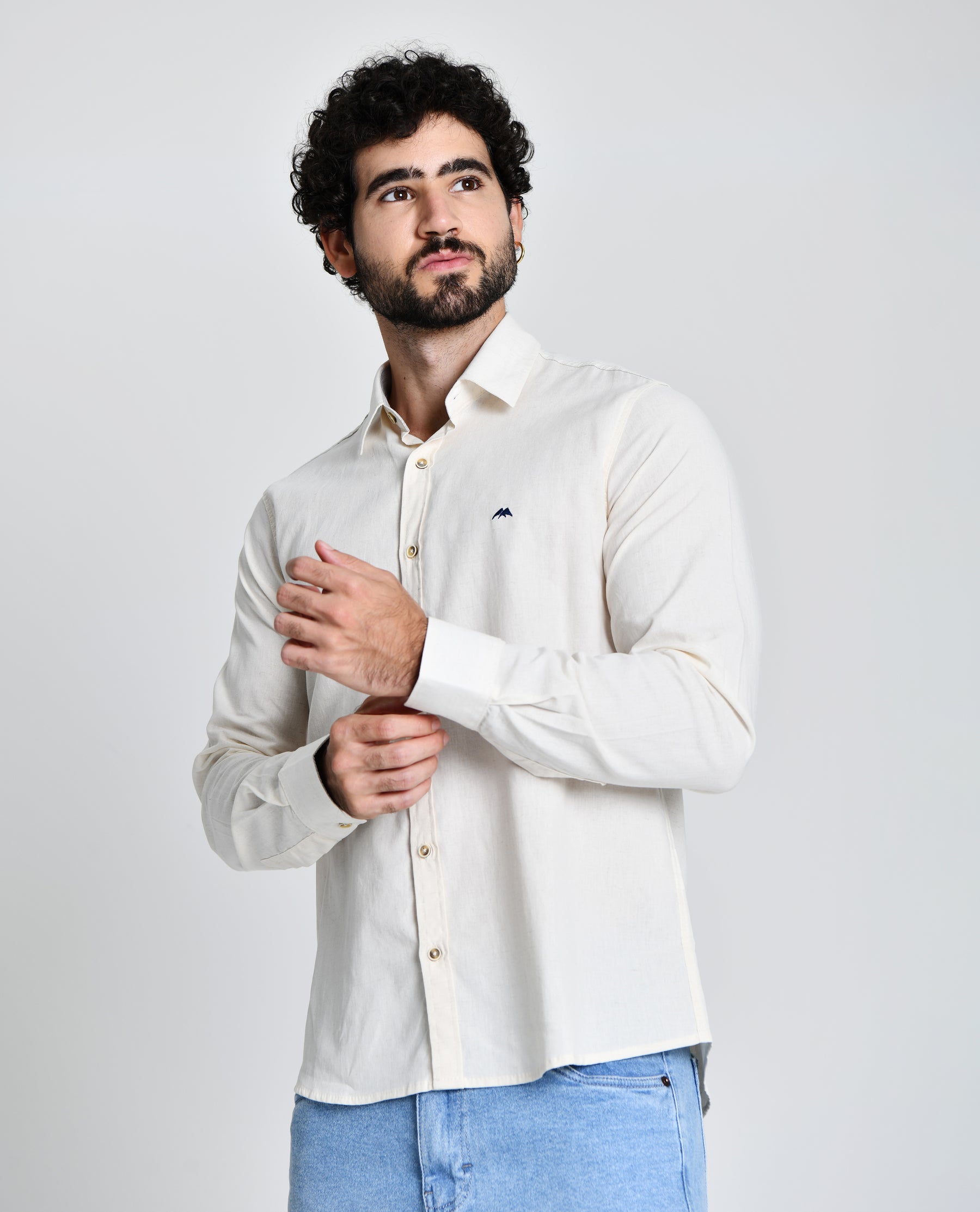 Camisa Masculina Social Linho 23542