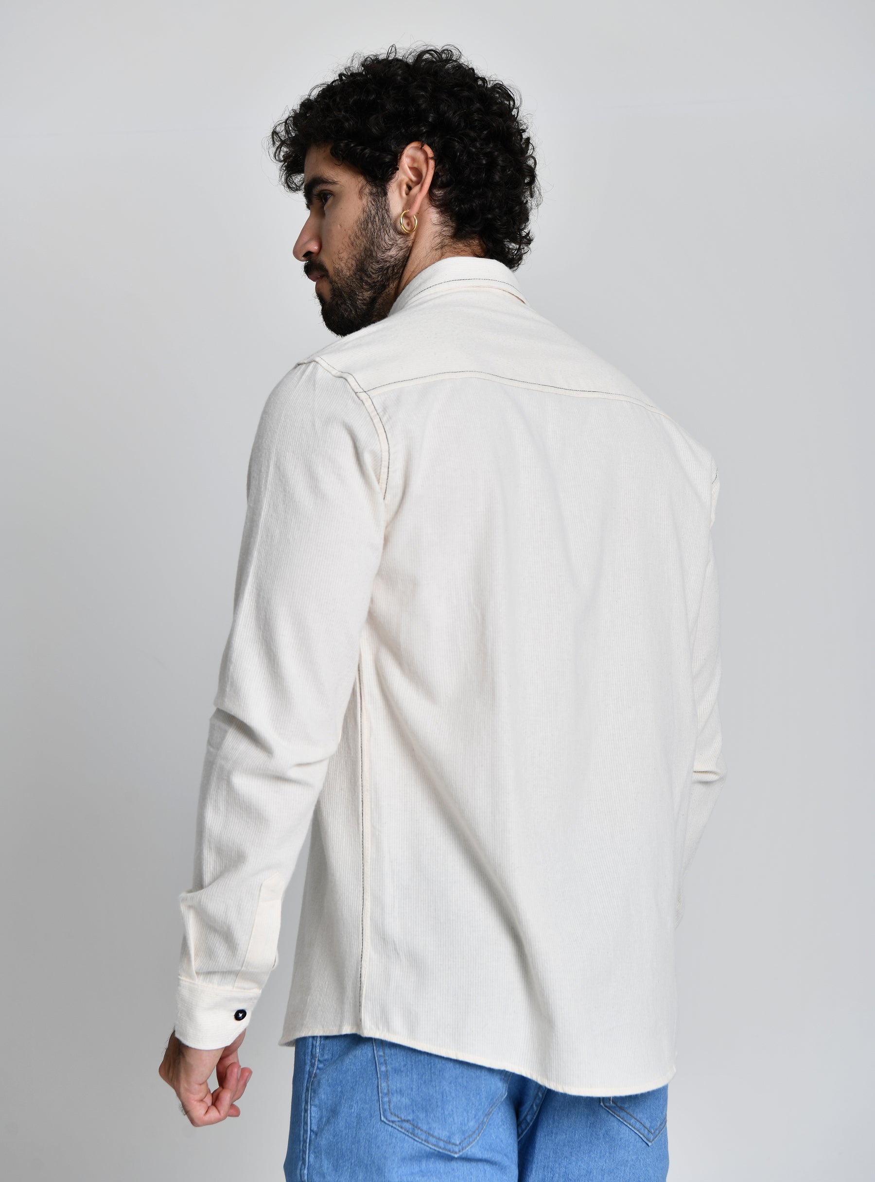 Camisa Masculina Fit 100% Algodão 25044