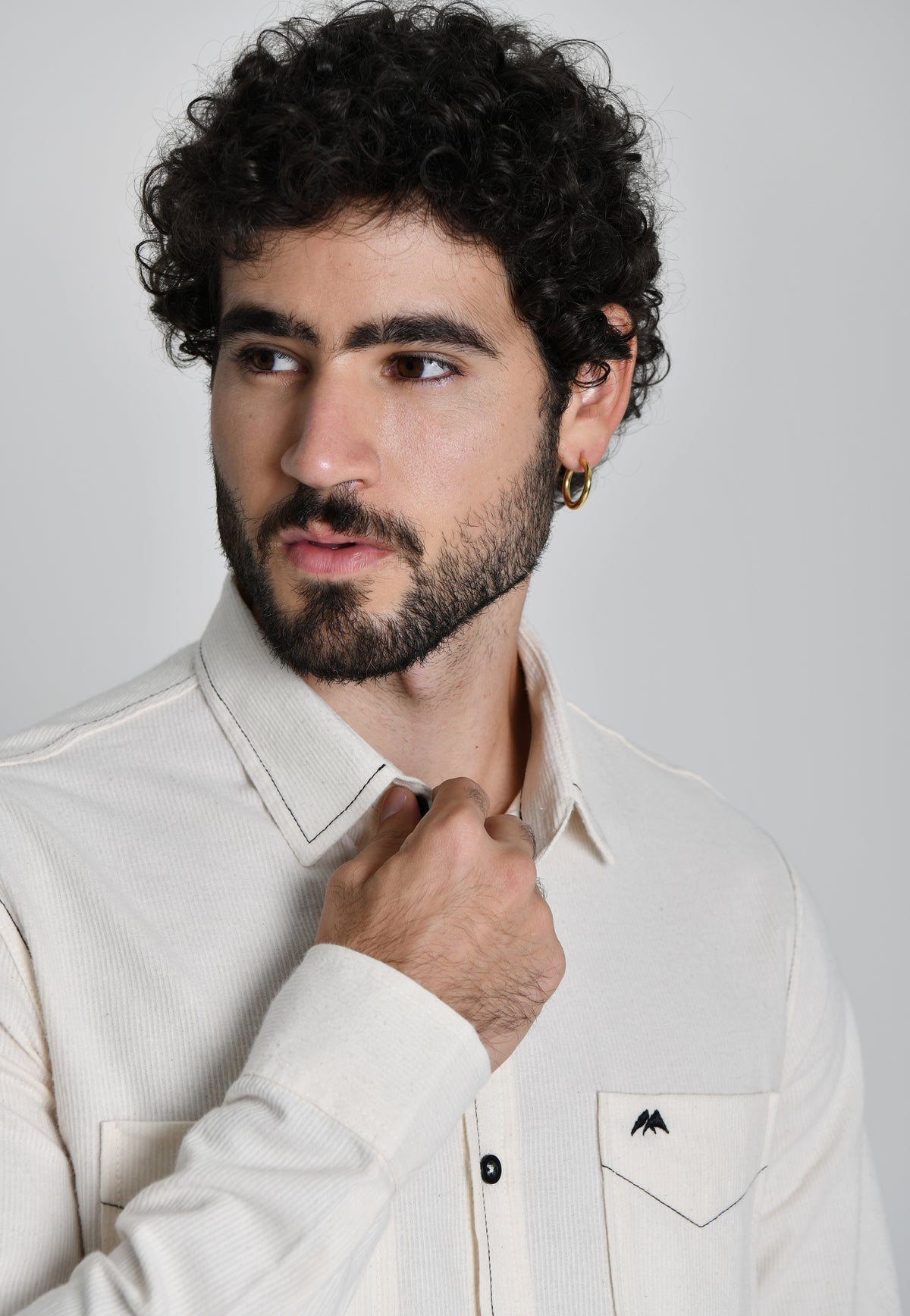 Camisa Masculina Fit 100% Algodão 25044