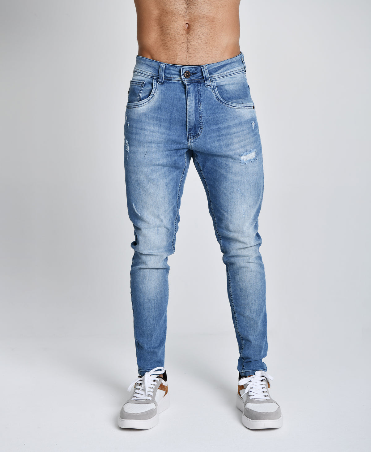 Calça Jeans Esfumada Azul cod 000180