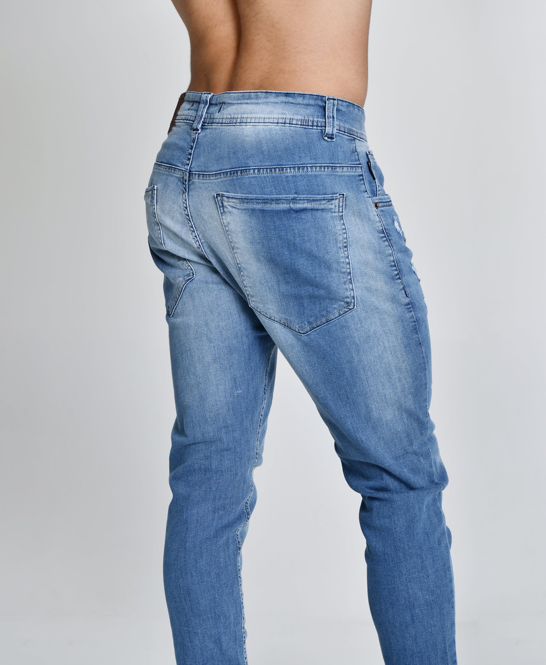 Calça Jeans Esfumada Azul cod 000180