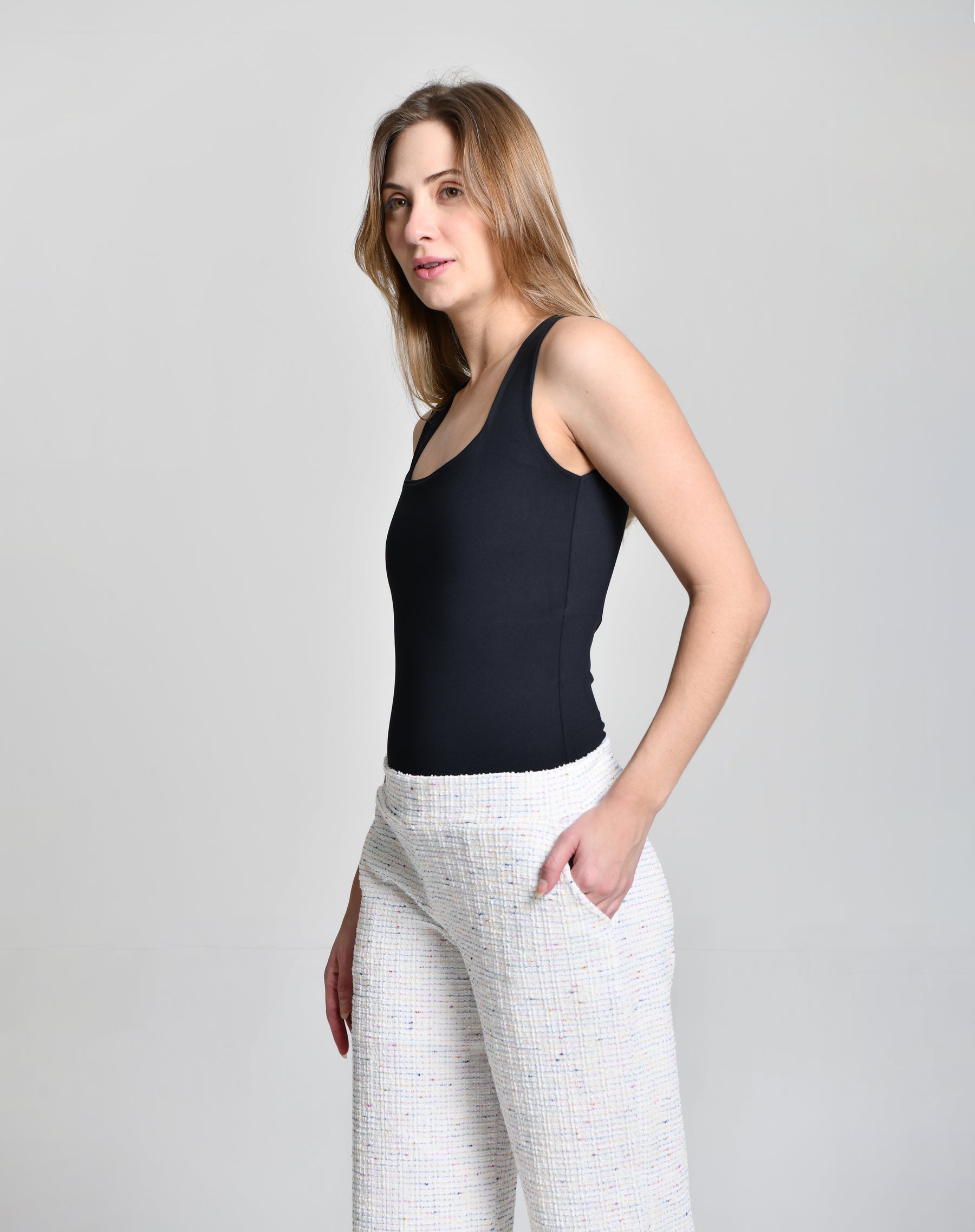 Calça Fem Lurex Brilhante Ultra Luxo cod 000398