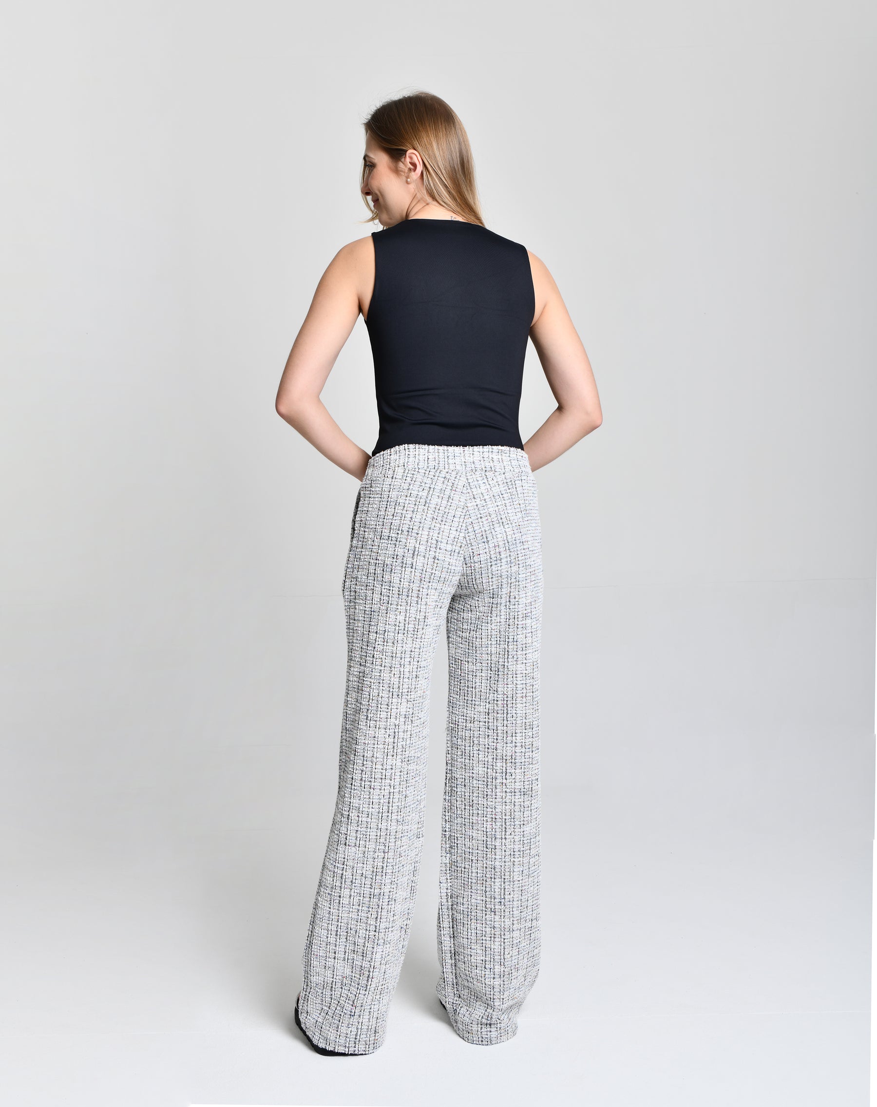 Calça Fem Lurex Brilhante Ultra Luxo cod 000398