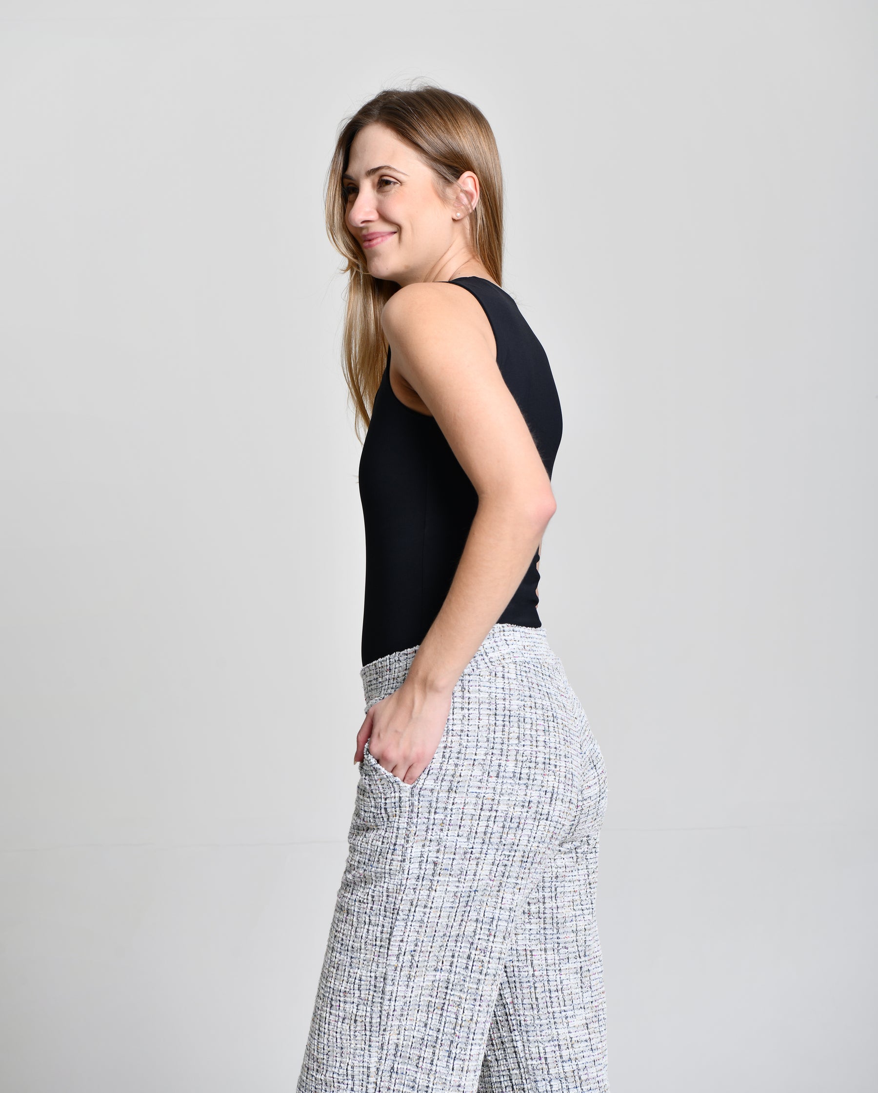 Calça Fem Lurex Brilhante Ultra Luxo cod 000398