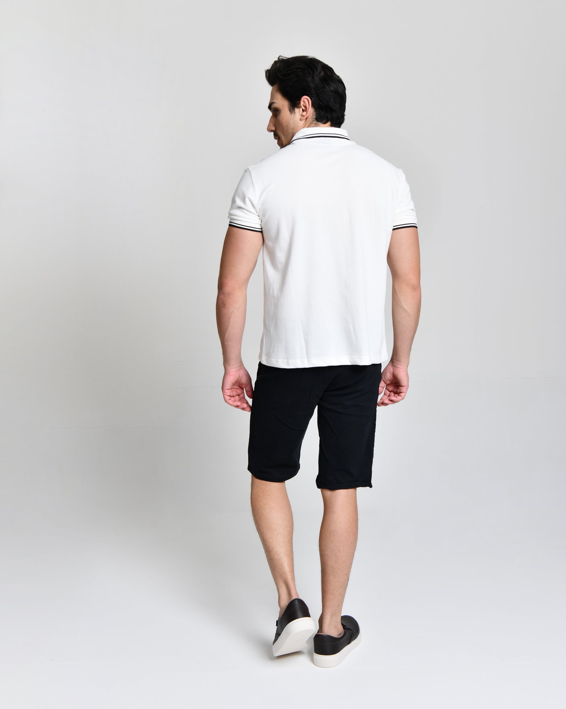 Camisa Polo branca Ultra Luxo HiLL cod 000585