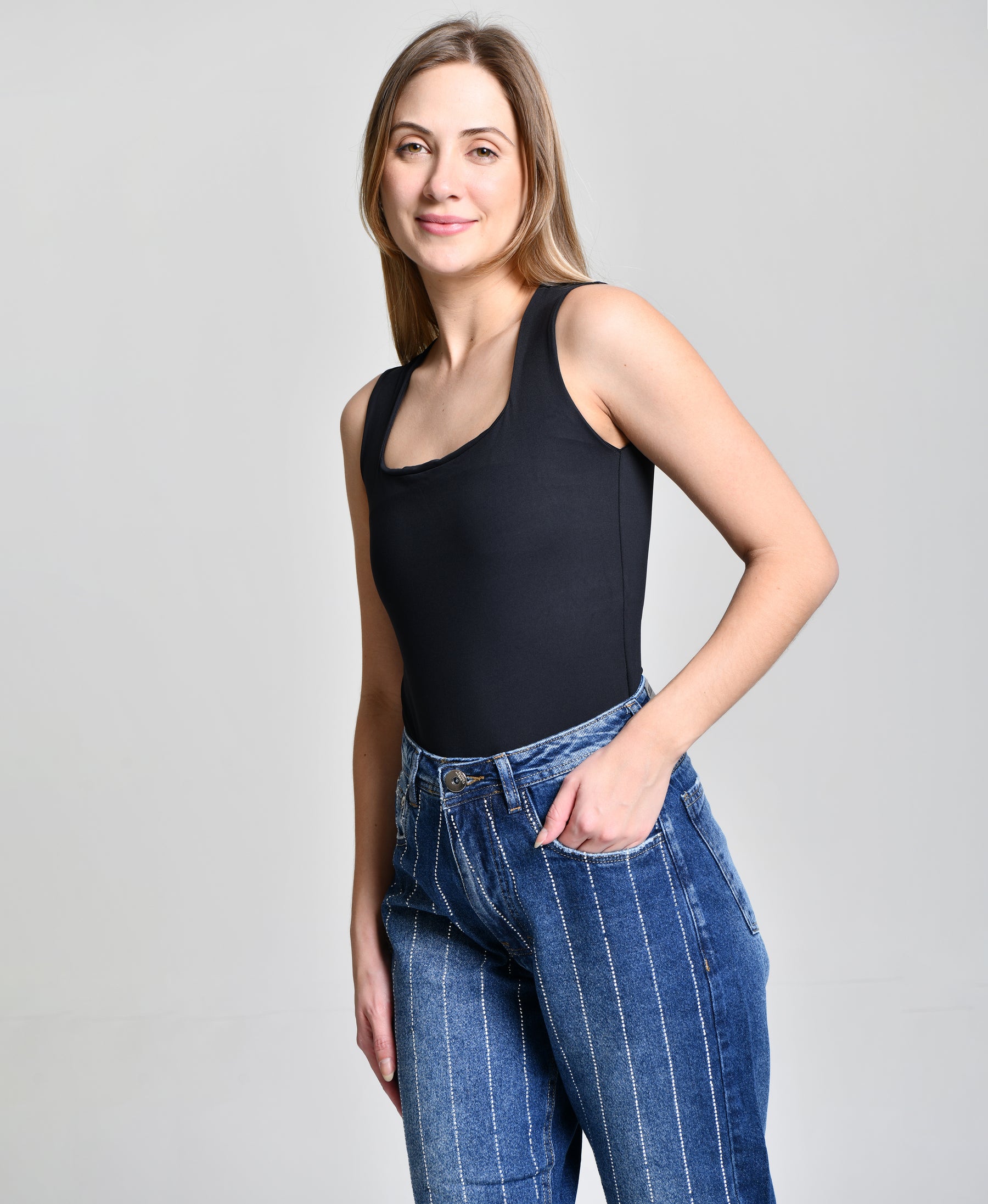 Calça Fem Com Strass cód.000142