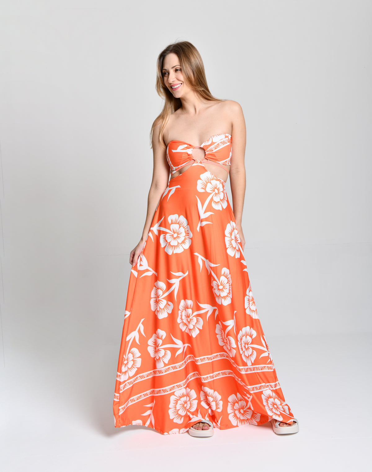 Vestido Primavera Sem Alça cod 000580