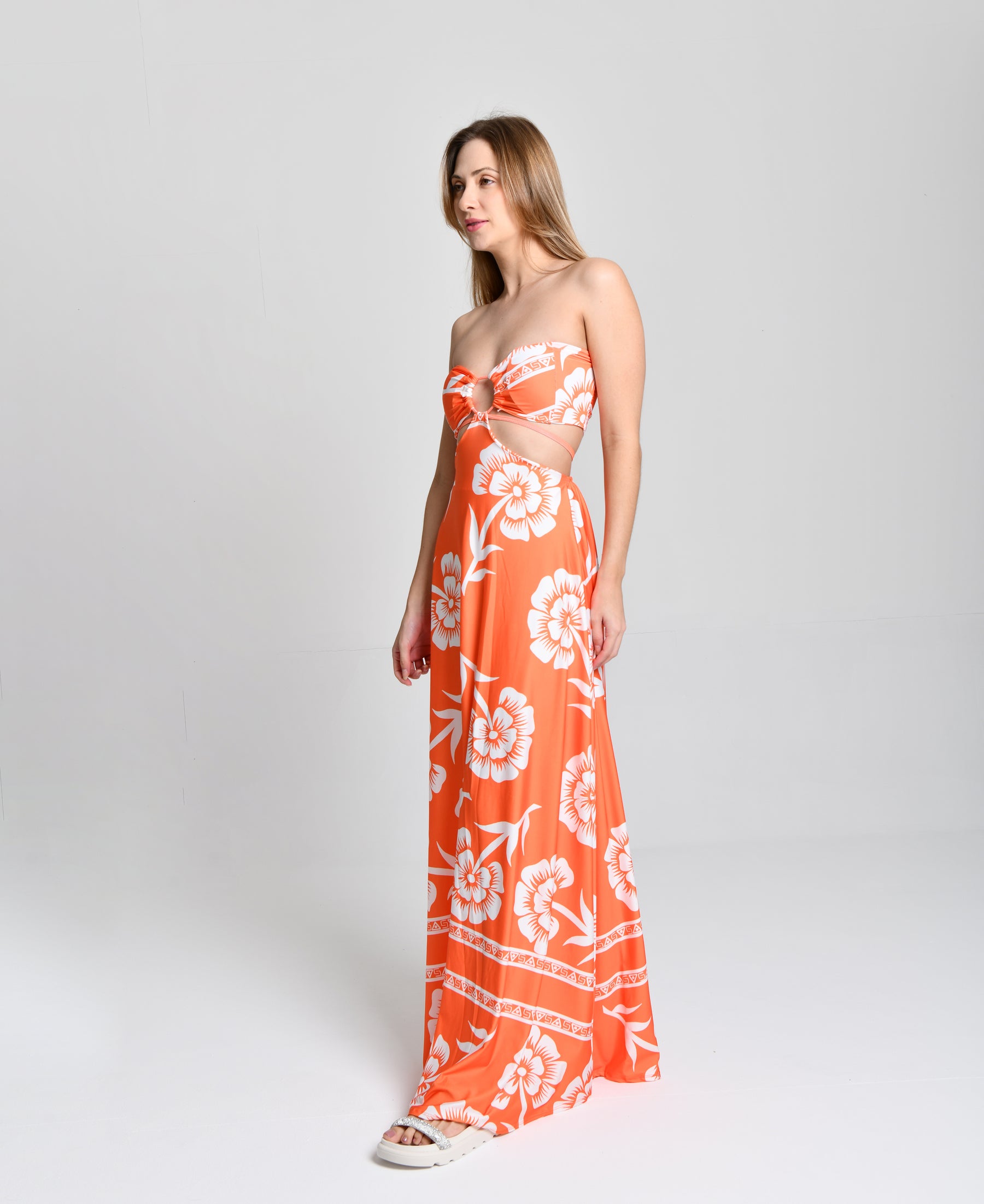Vestido Primavera Sem Alça cod 000580