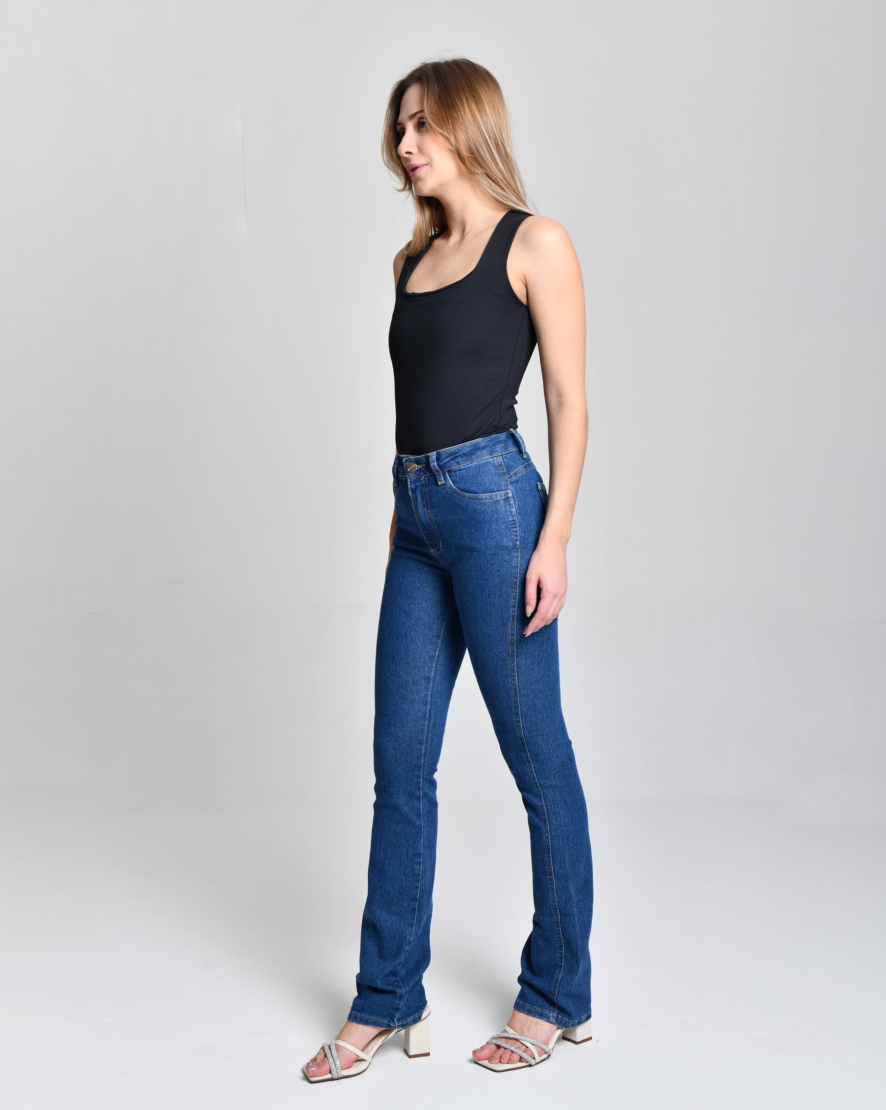 Calça Jeans Country Cinza Escuro cod 000071