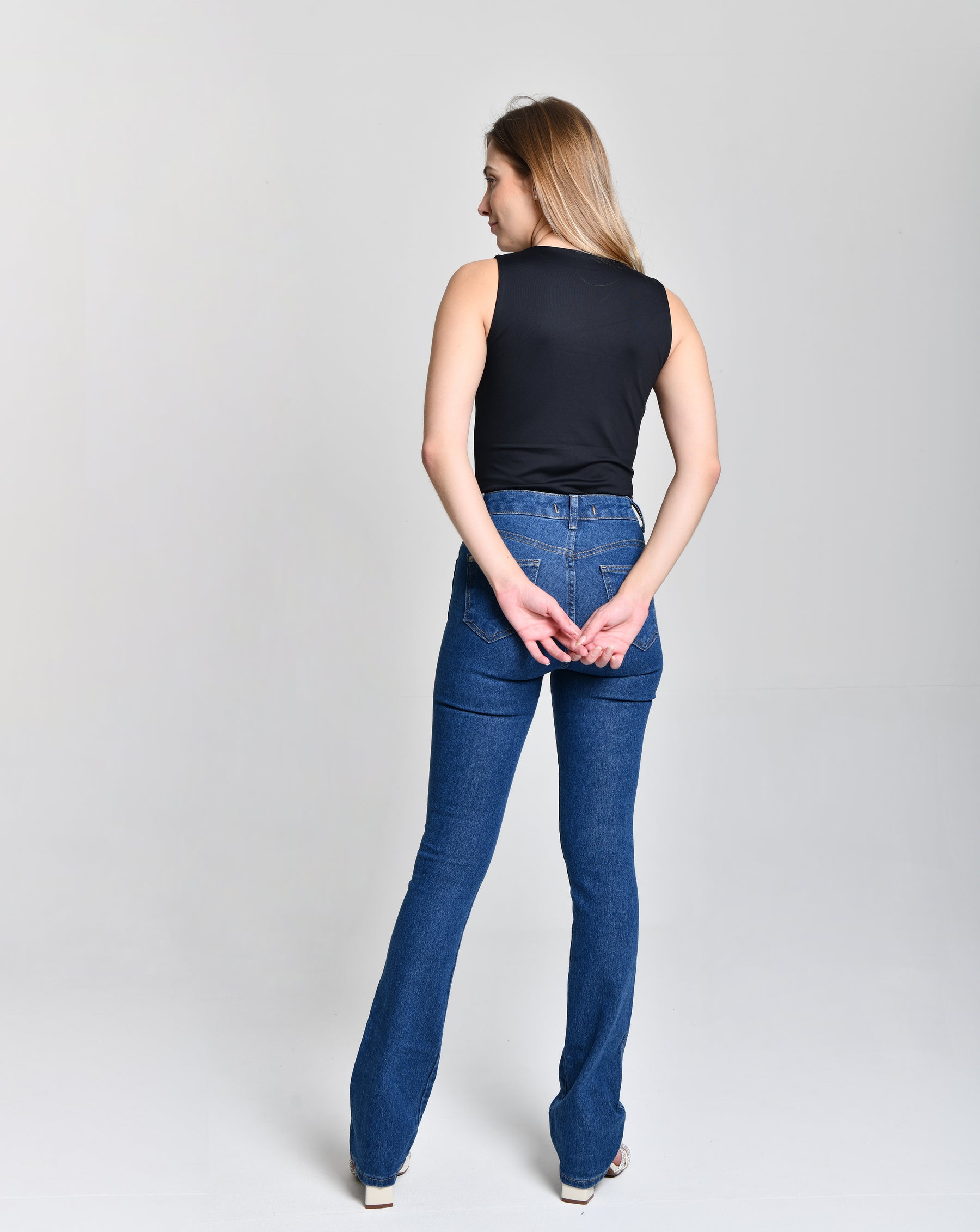 Calça Jeans Country Cinza Escuro cod 000071
