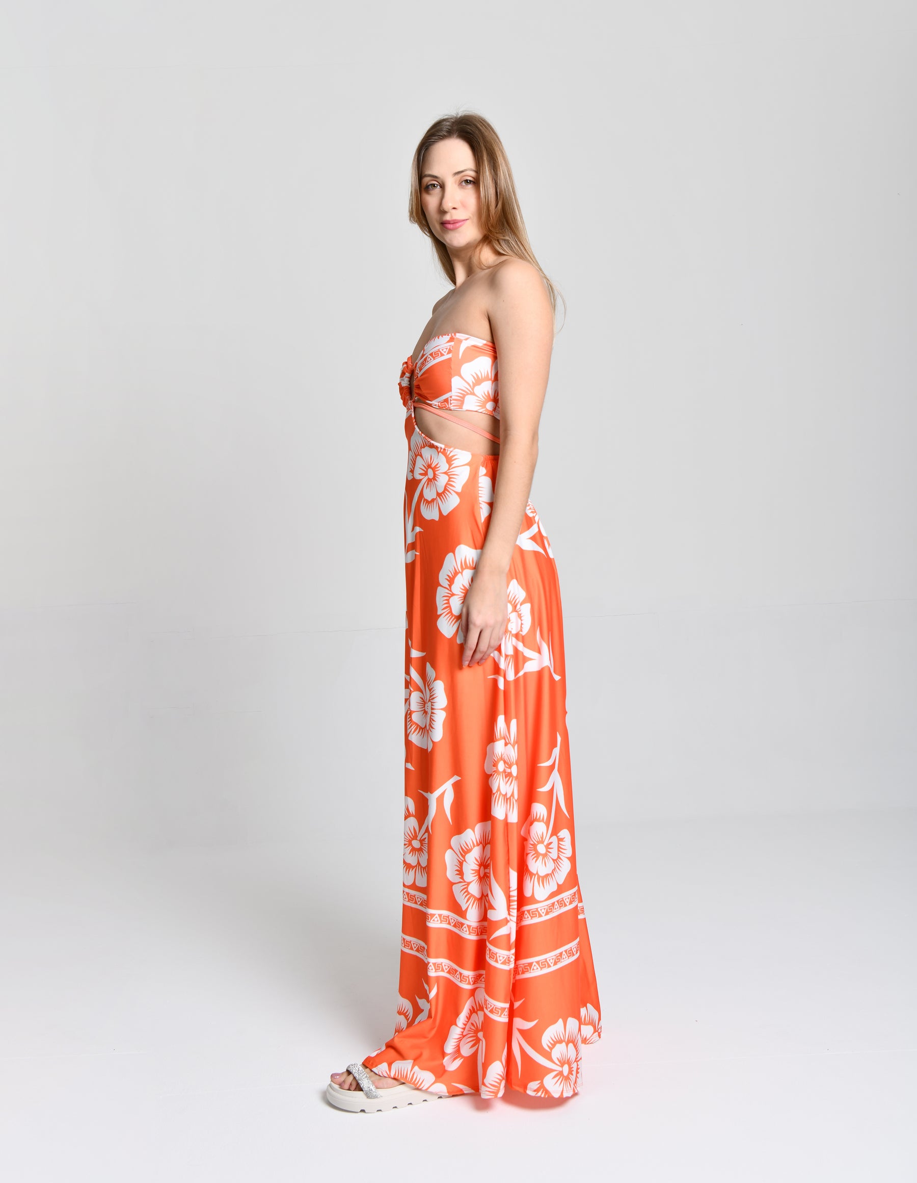 Vestido Primavera Sem Alça cod 000580