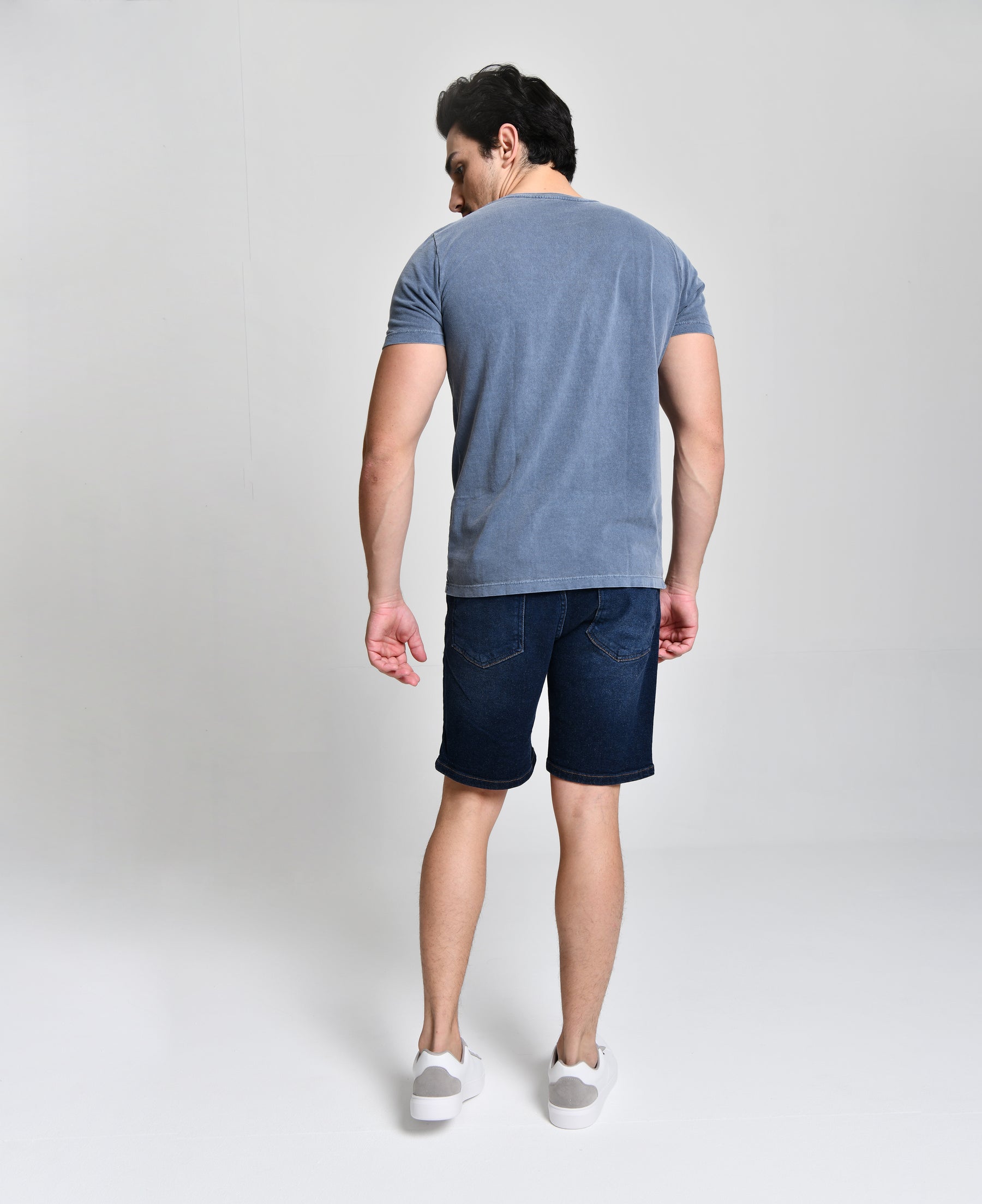 Camisa azul Básica Hill 100% Algodão cod 000528