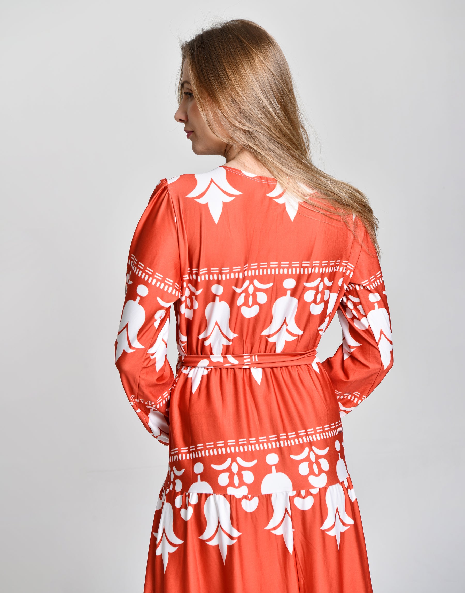 Vestido Alto Padrão Primavera Terra cod 000263
