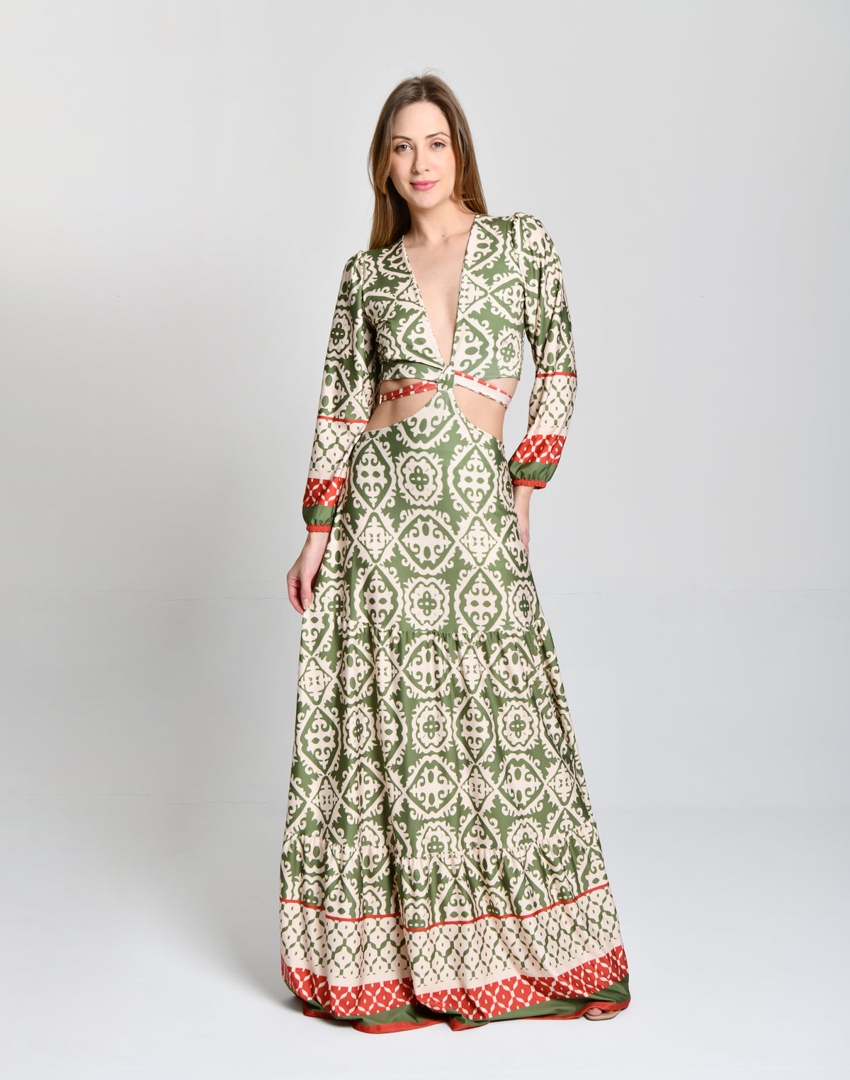 Vestido Multicolor Amazonas Alto Padrão cod 000257