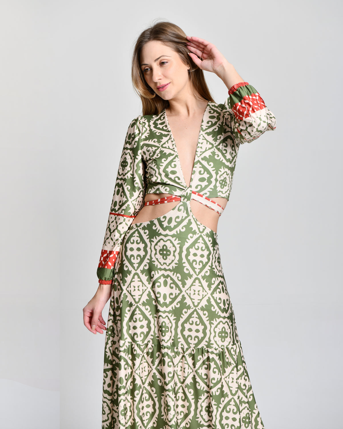 Vestido Multicolor Amazonas Alto Padrão cod 000257