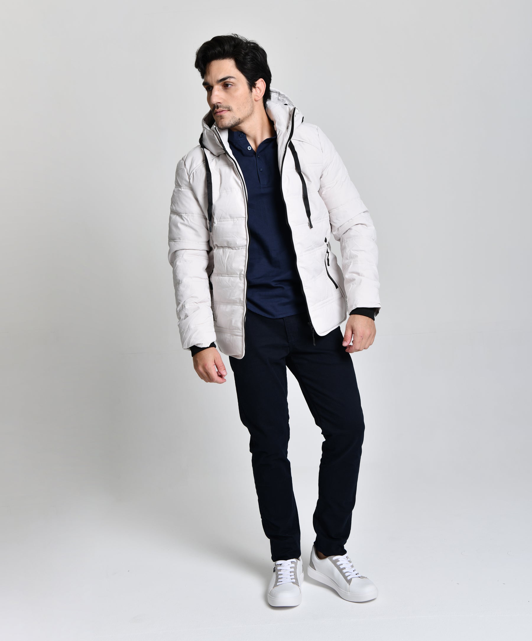 Calça Azul Escuro Slim Fit HiLL cod 000033