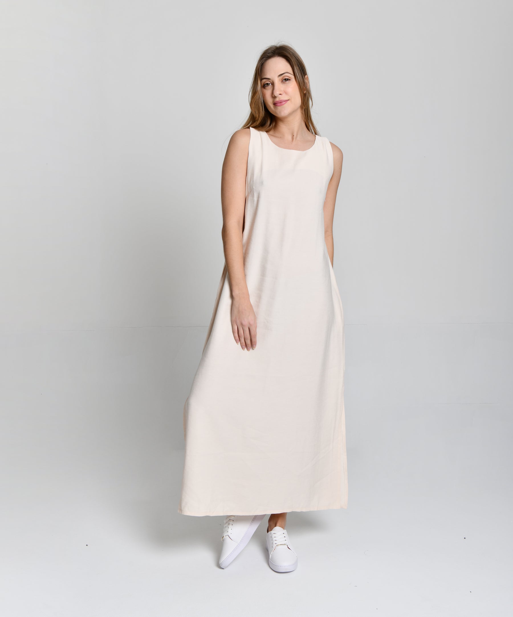 Vestido Burguês Areia HiLL cod 000223