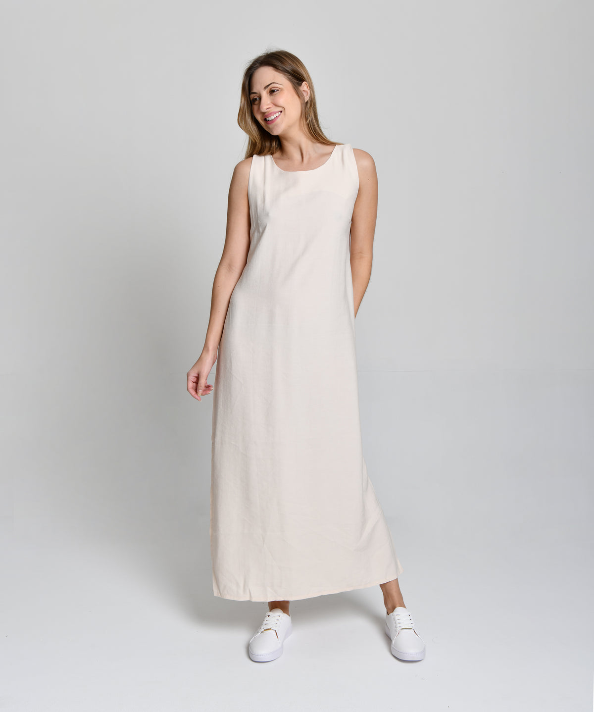 Vestido Burguês Areia HiLL cod 000223