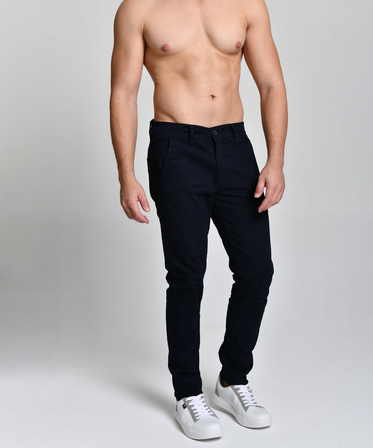 Calça Azul Escuro Slim Fit HiLL cod 000033