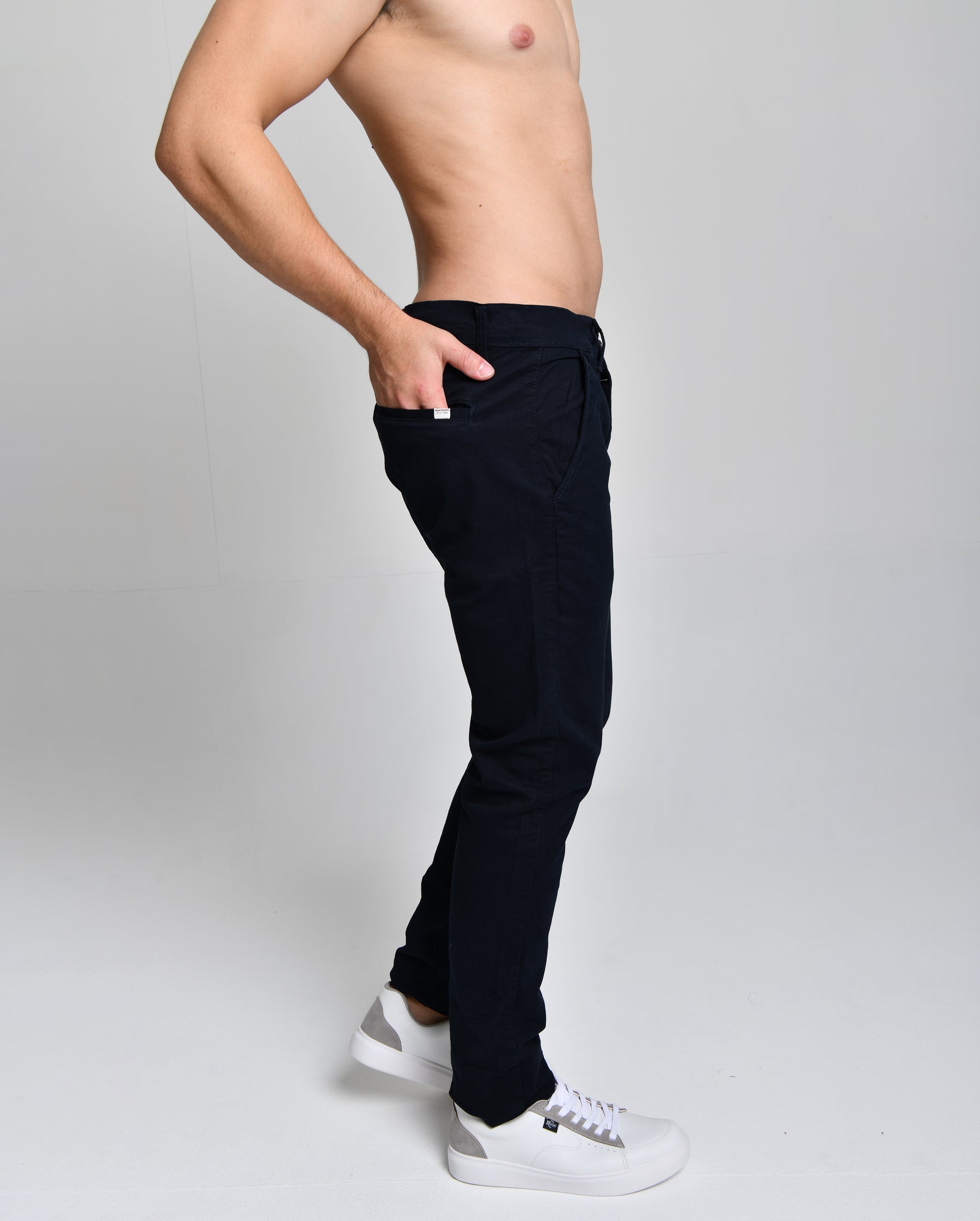 Calça Azul Escuro Slim Fit HiLL cod 000033