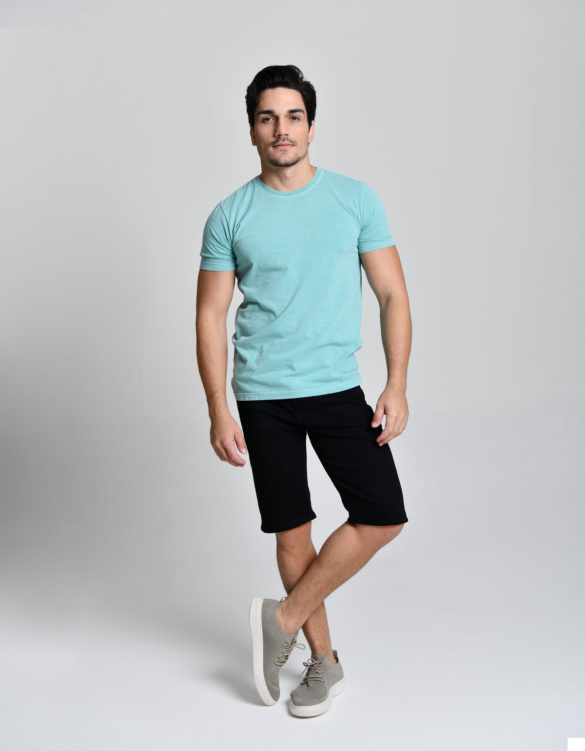 Camisa Básica Hill Verde Claro 100% Algodão cod 000523