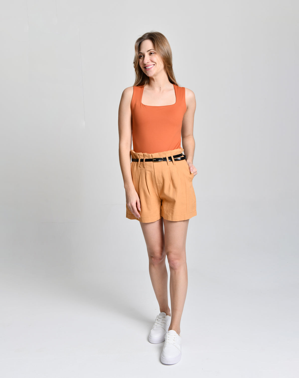 Short Social Com Cinto Fino cod 000663