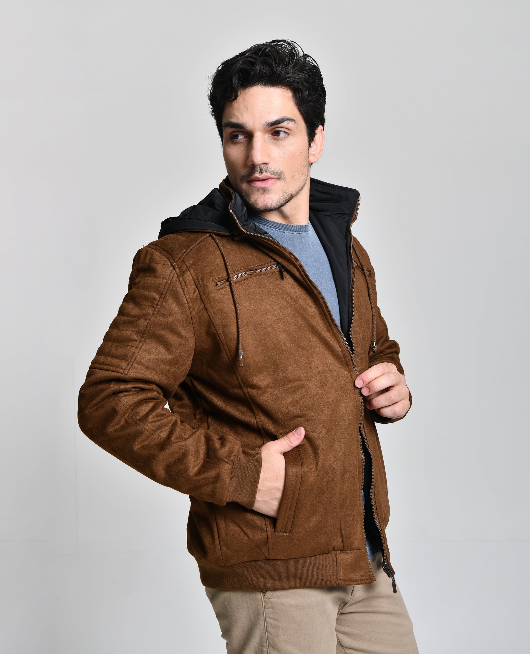 Jaqueta Forasteiro Marrom HiLL cod 000469