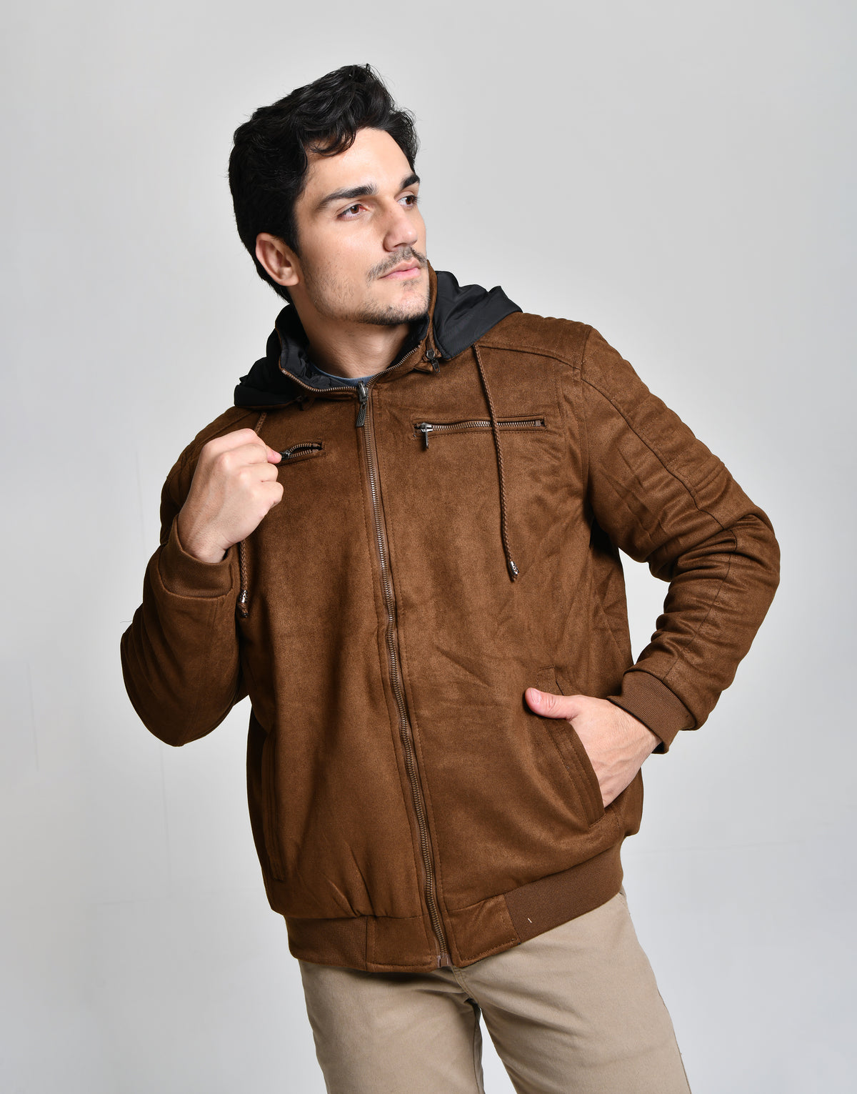 Jaqueta Forasteiro Marrom  HiLL cod 000469