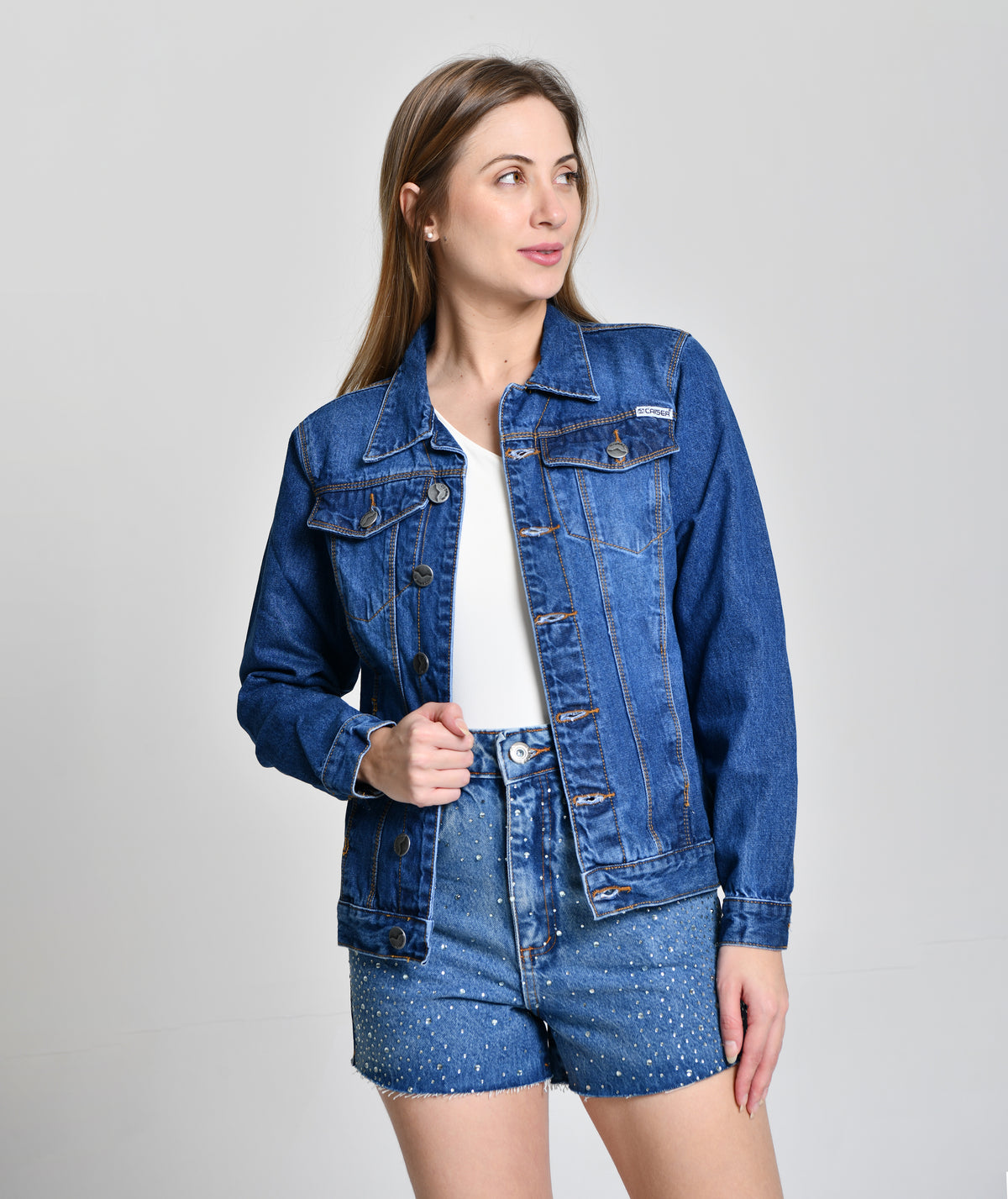 Jaqueta Jeans Basic HiLL cod 000300