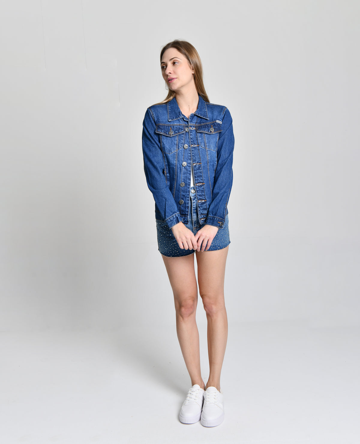 Jaqueta Jeans Basic HiLL cod 000300