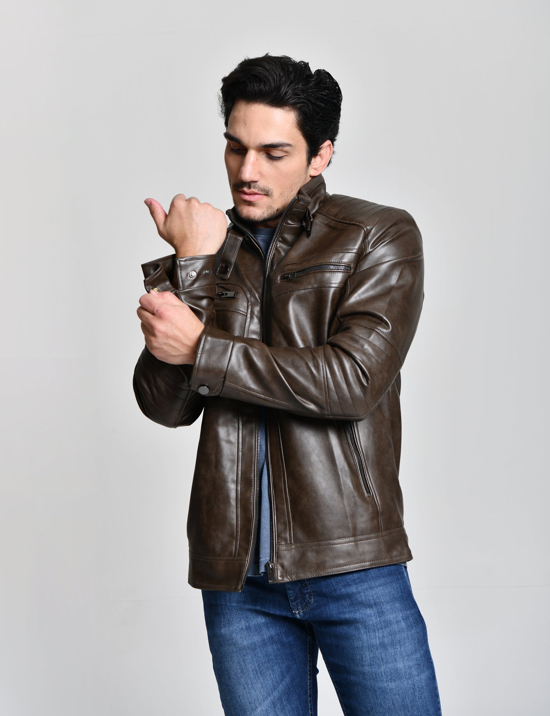 Jaqueta Brown Ultra Luxo HiLL 393