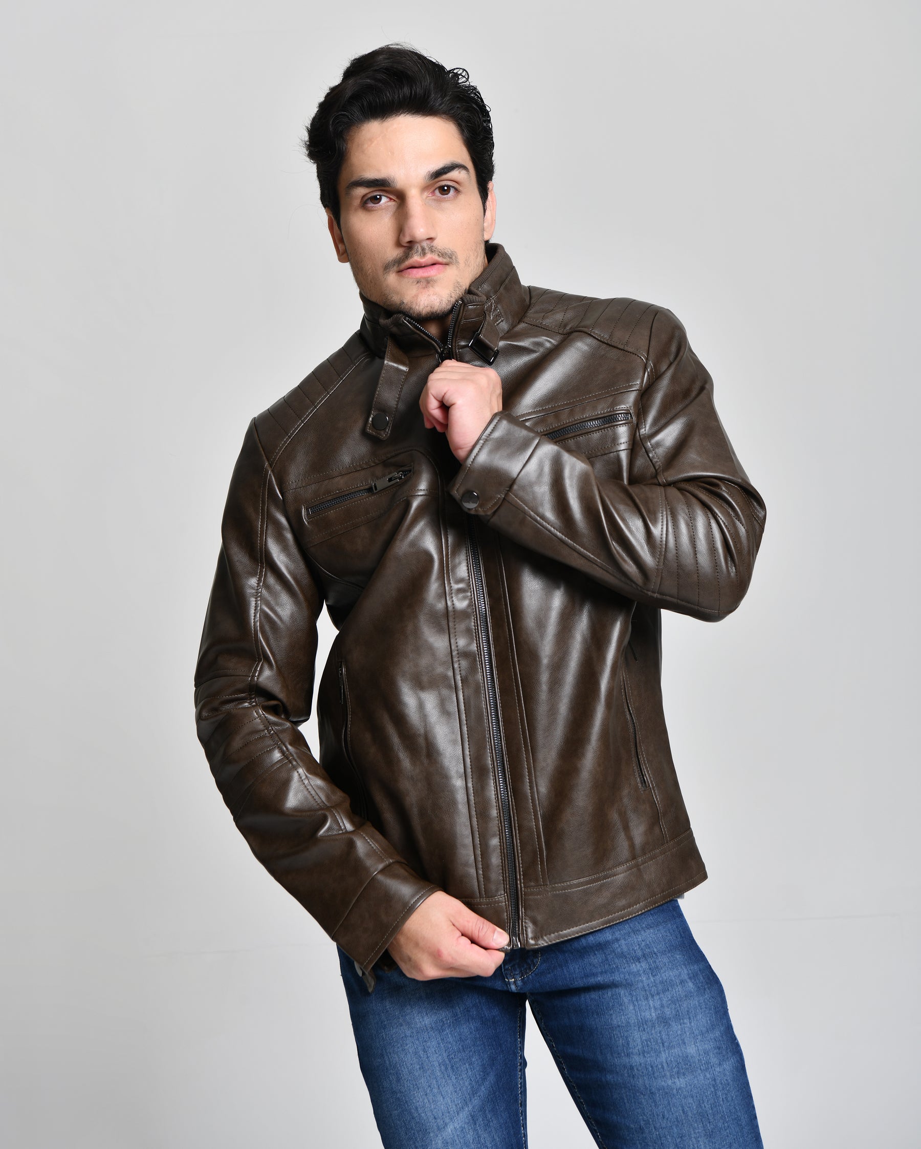 Jaqueta Brown Ultra Luxo HiLL 393