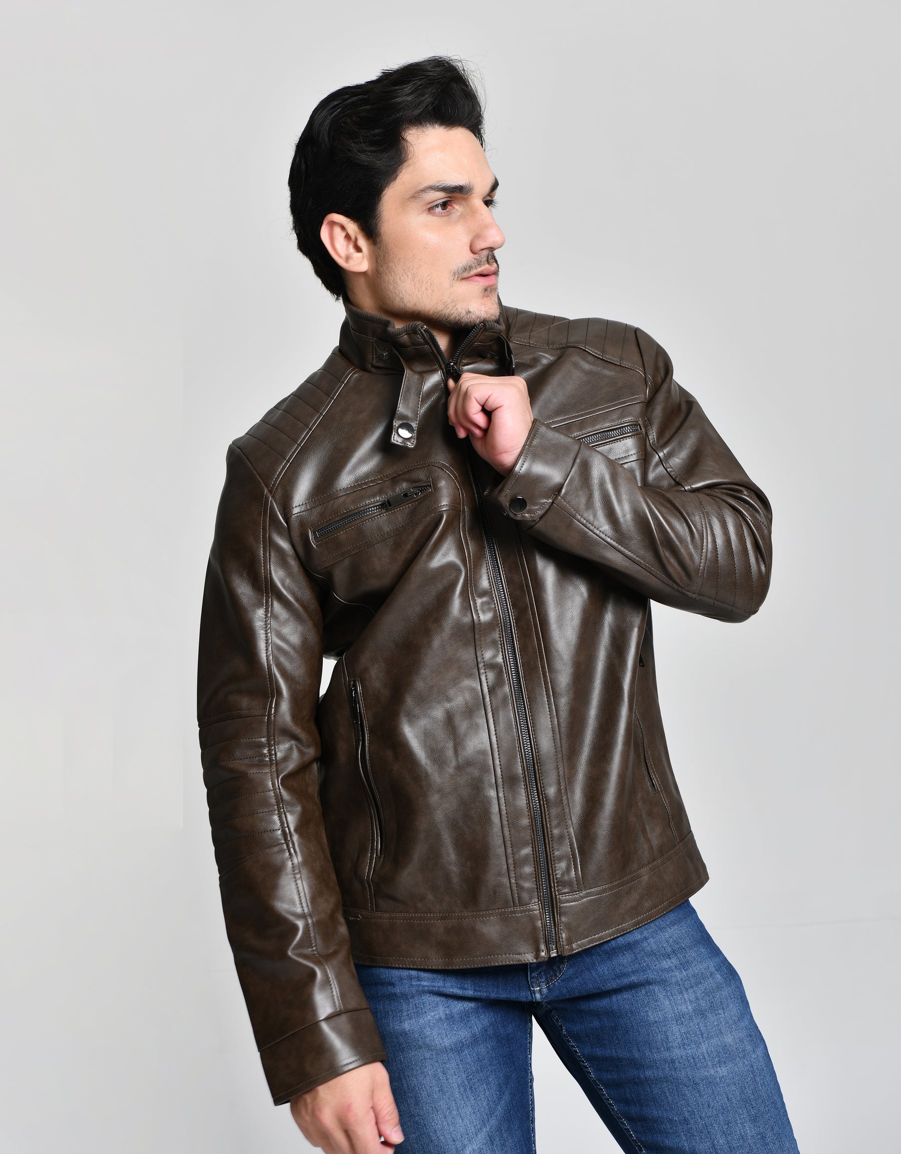 Jaqueta Brown Ultra Luxo HiLL 393