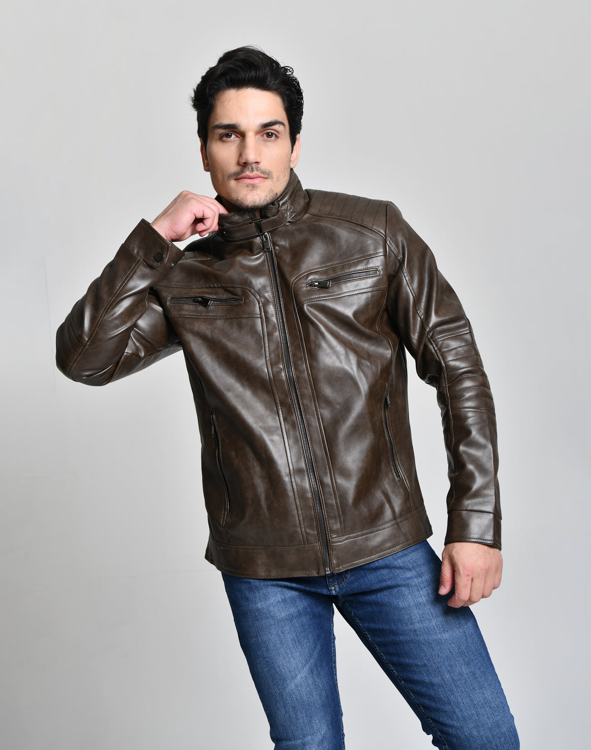 Jaqueta Brown Ultra Luxo HiLL 393