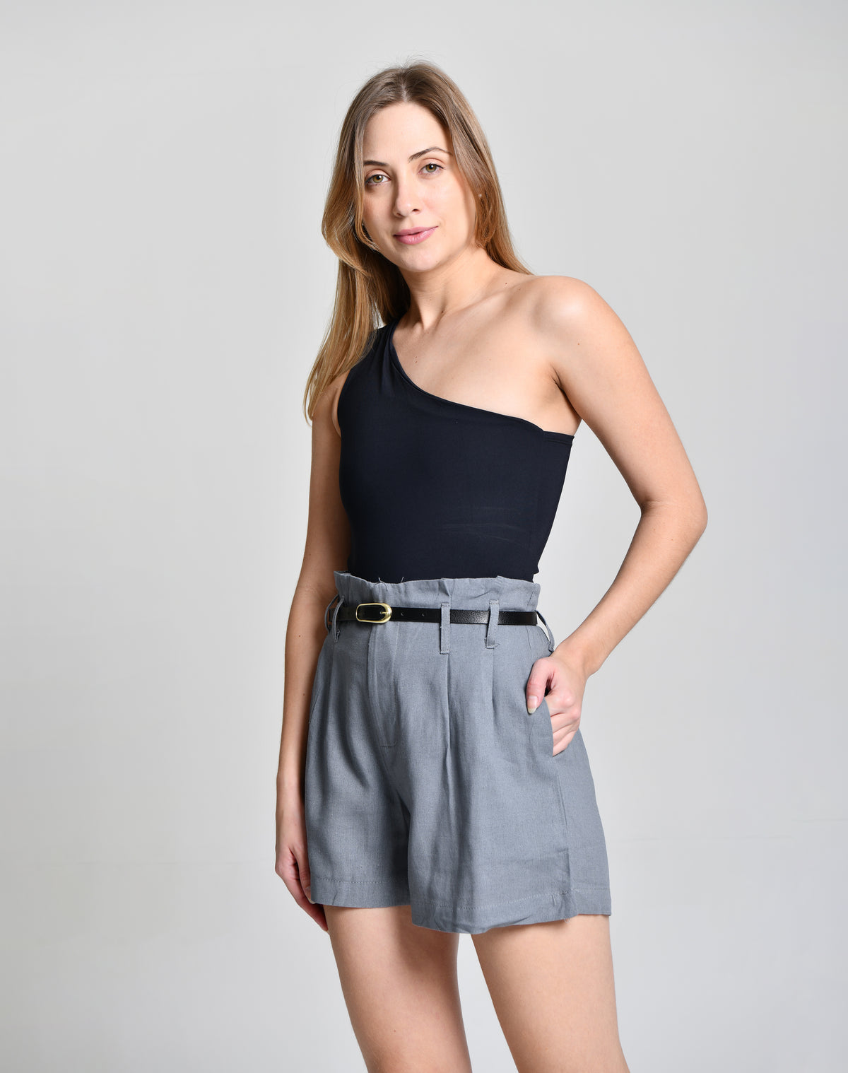 Short Alfaiataria Cimentado Feminino cod 000660