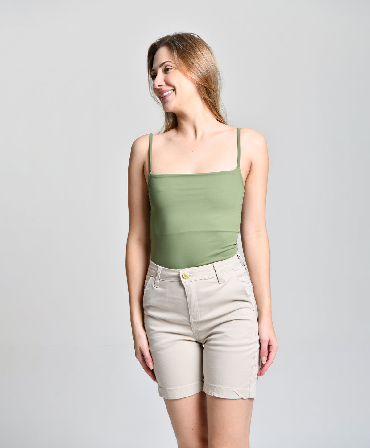 Bermuda Feminina Burguesa Nude cod 000122