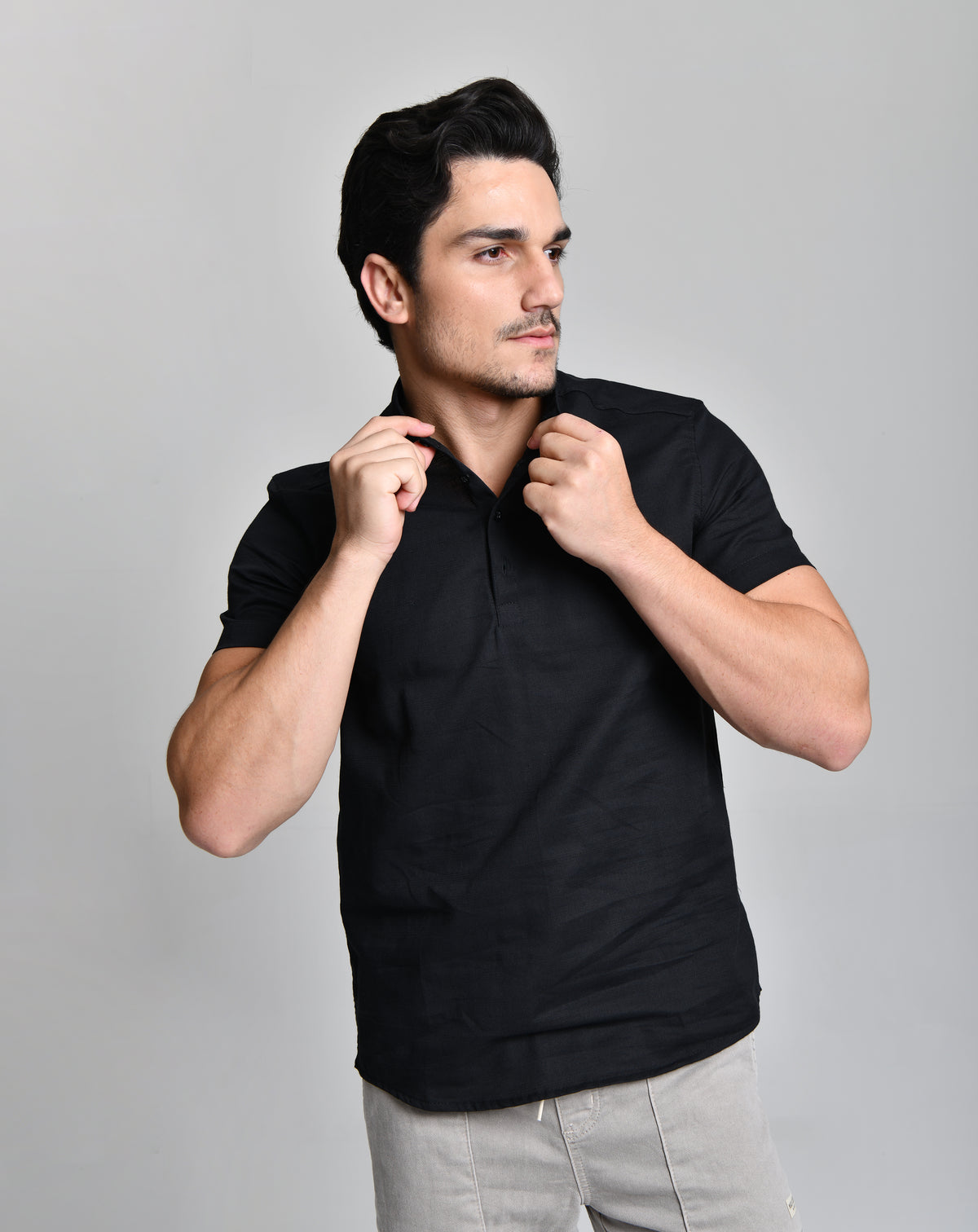 Camisa Gola Padre Manga Curta cod 000535