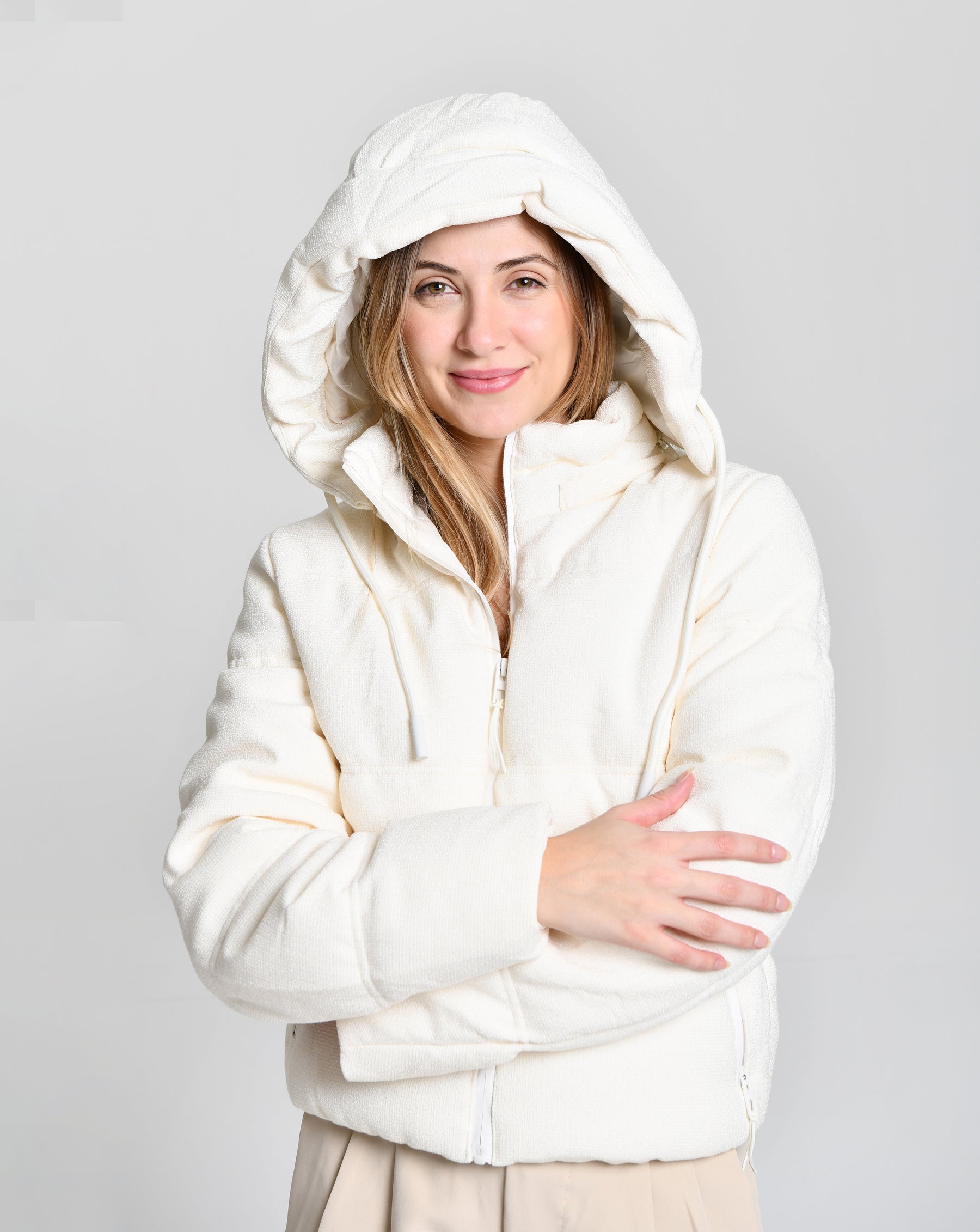 Jaqueta Burguesa Ultra Luxo Branco cod 000427