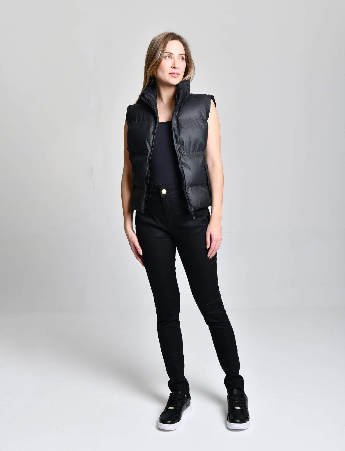 Calça Fem Jeans SKIN preto 5183