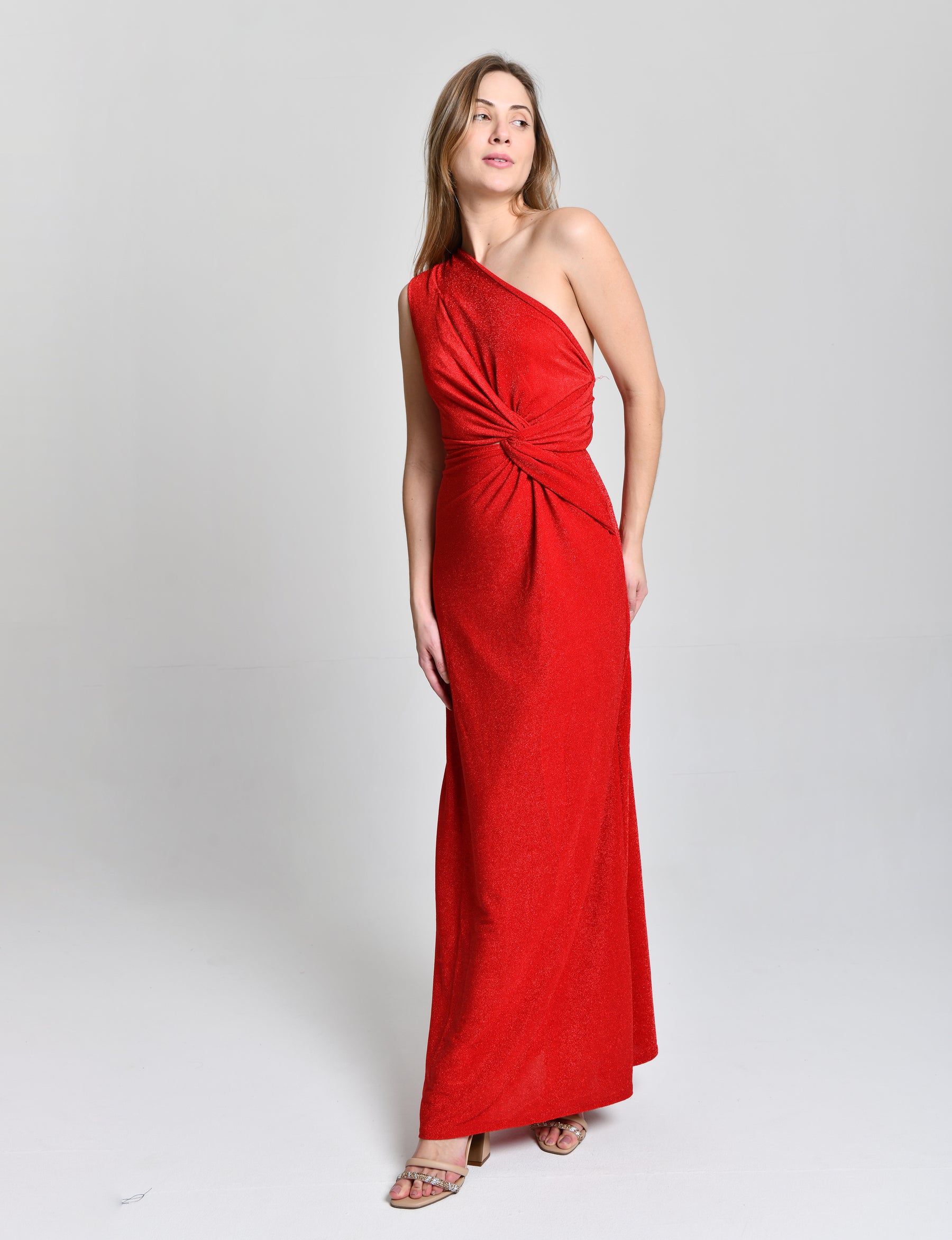Vestido Vermelho Velvet Dinastia cod 000573