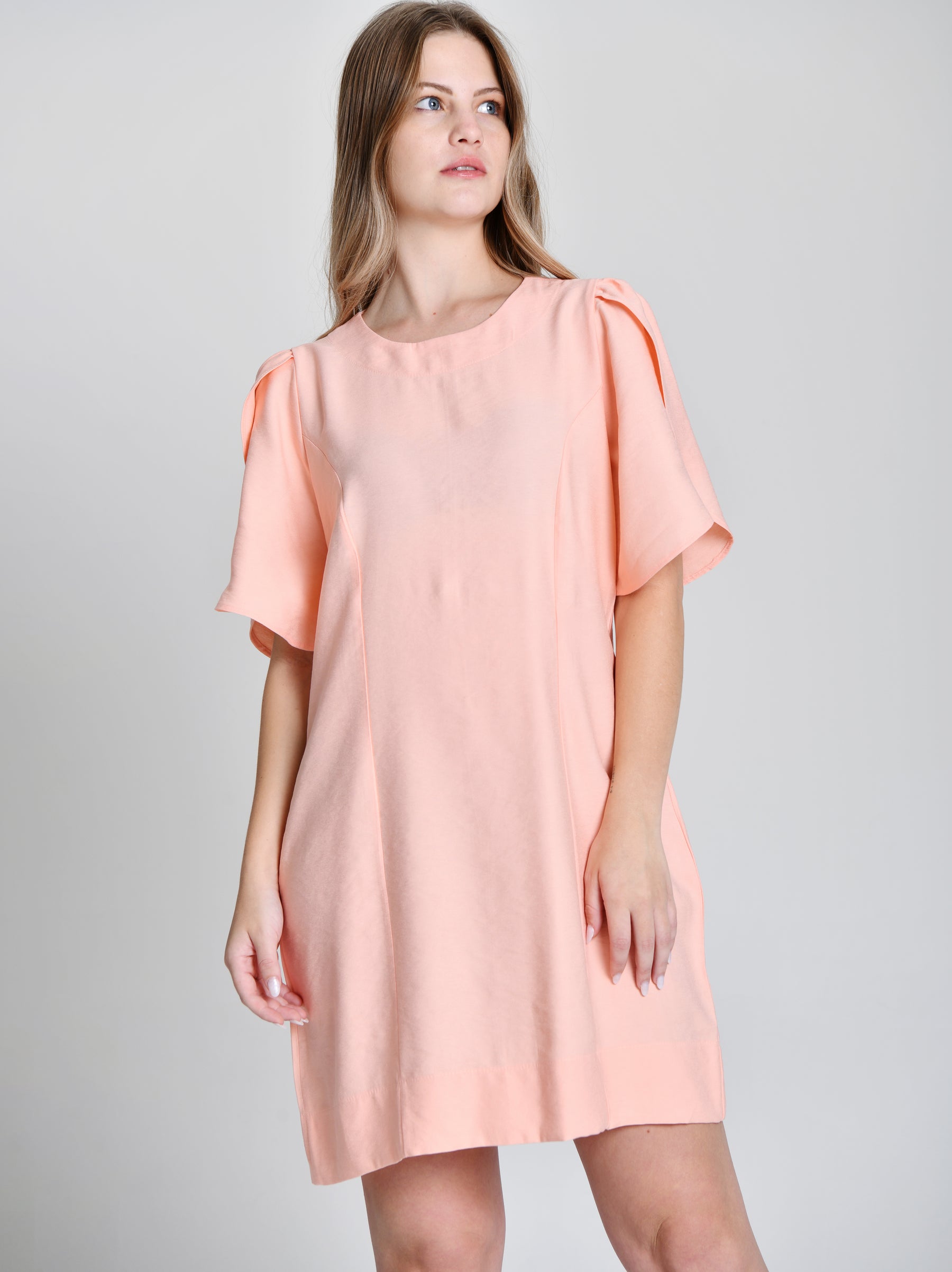 Vestido Alfaiataria Manga Tulipa 6001023
