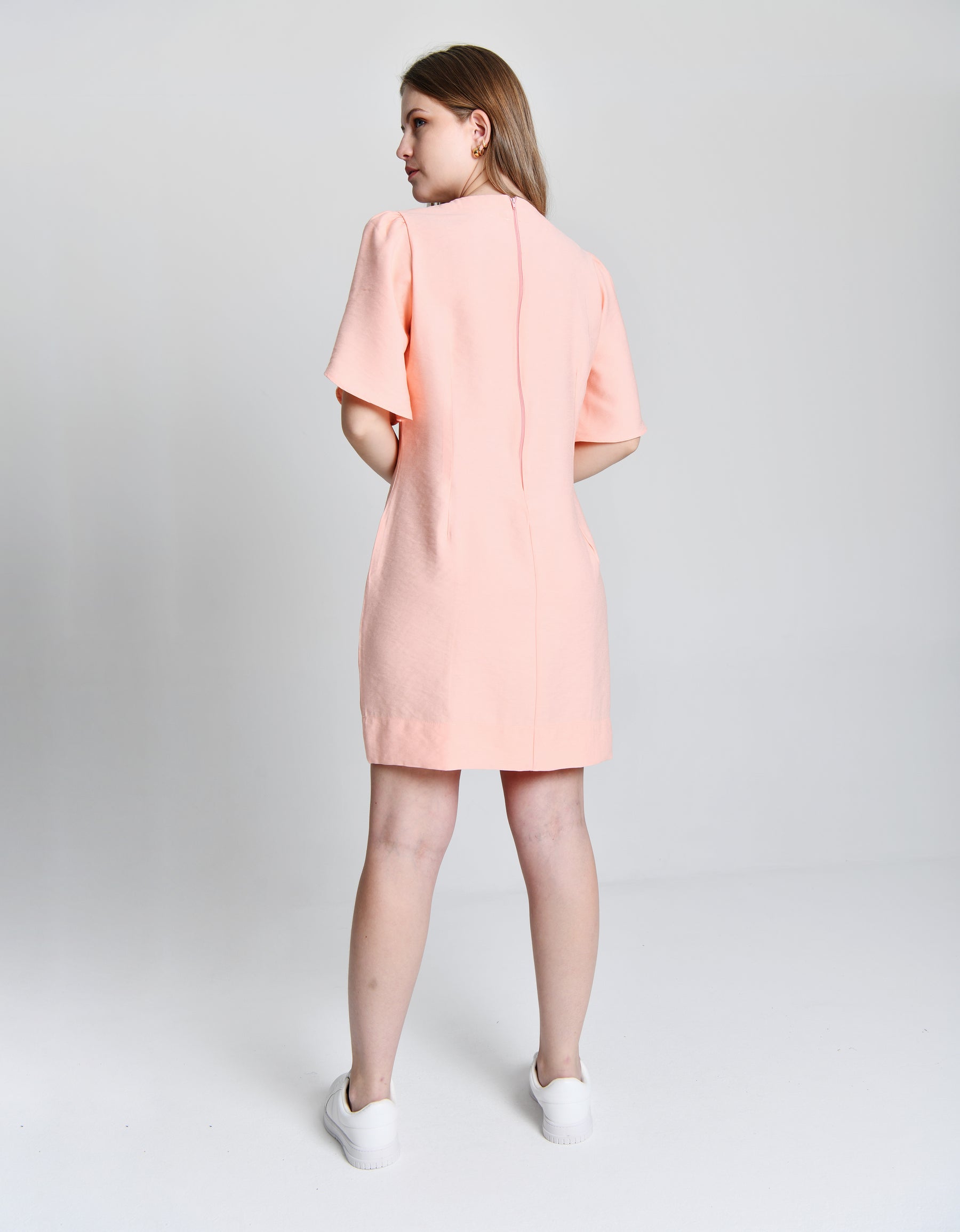 Vestido Alfaiataria Manga Tulipa 6001023