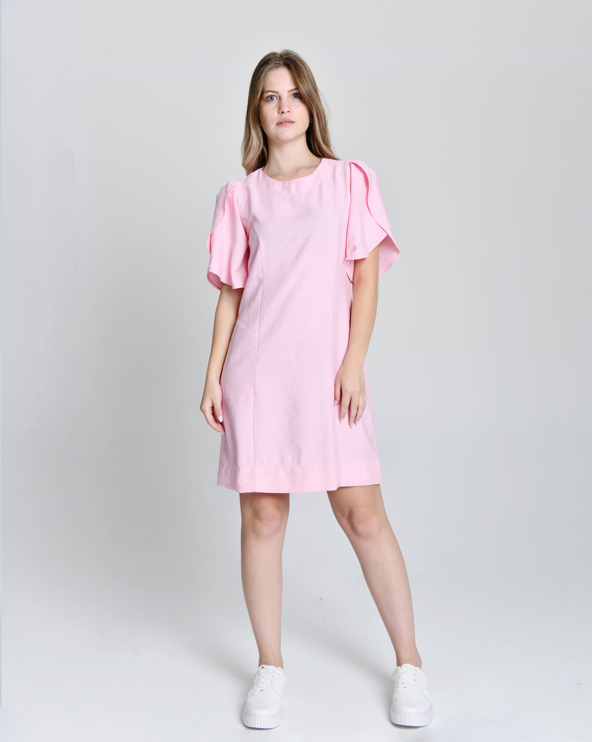 Vestido Alfaiataria Manga Tulipa 6001023