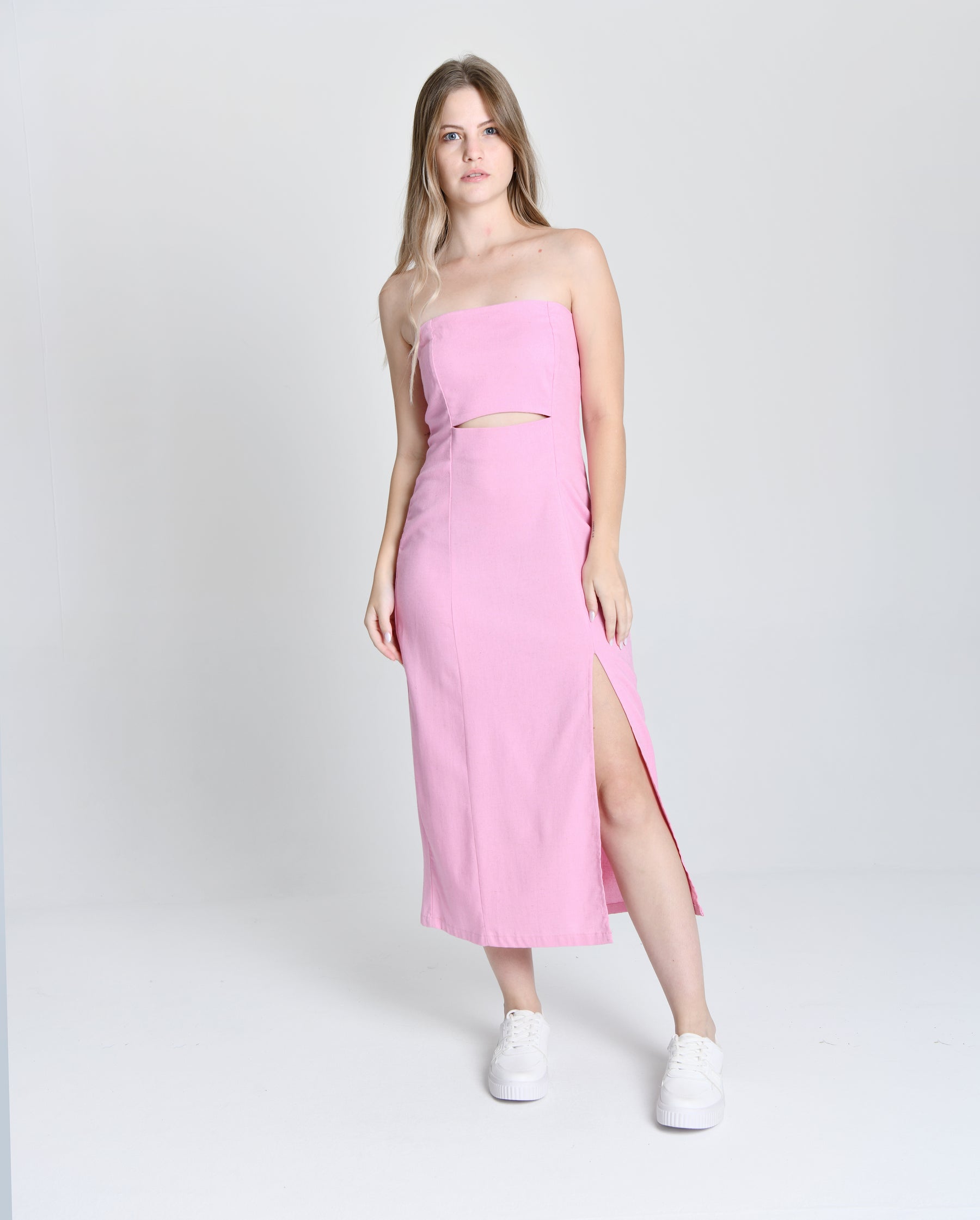 Vestido Midi Linho 6000967