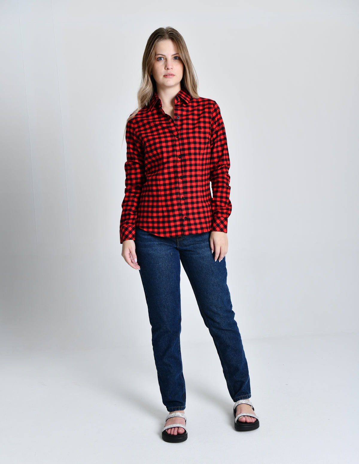 Calça Mom Jeans Escuro